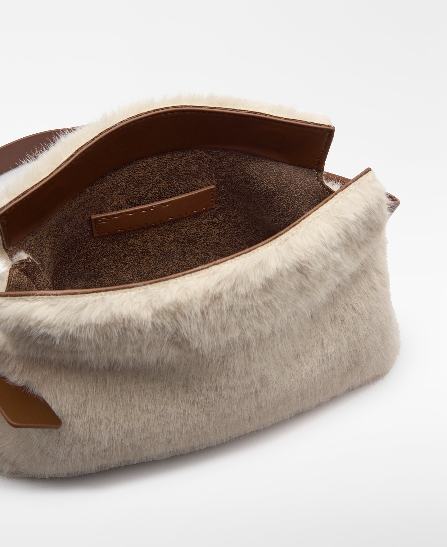Faux fur Mica shoulder bag woman image number 2