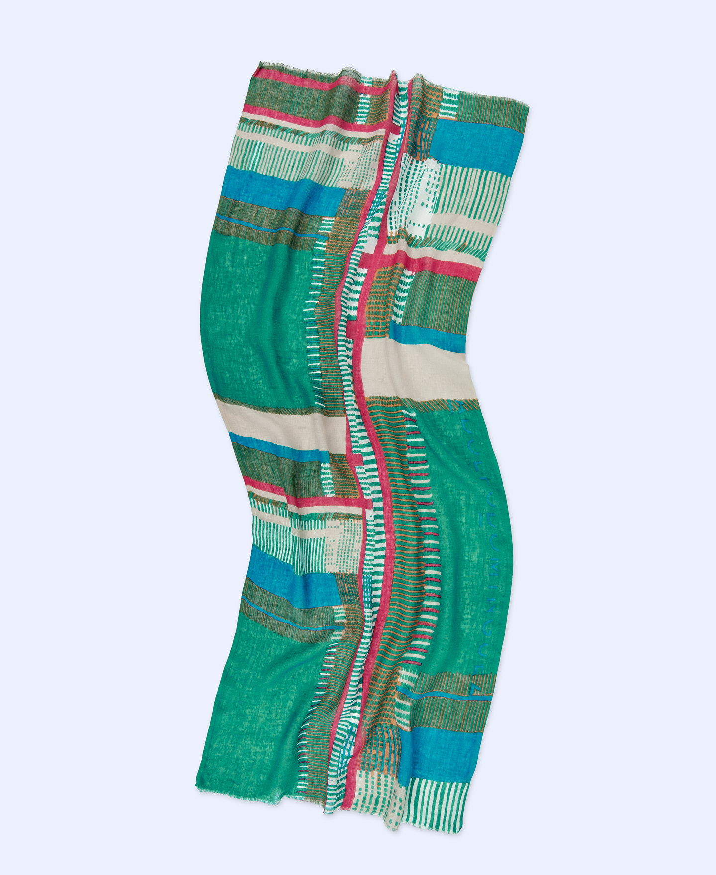 Geometric printed shawl image number 1
