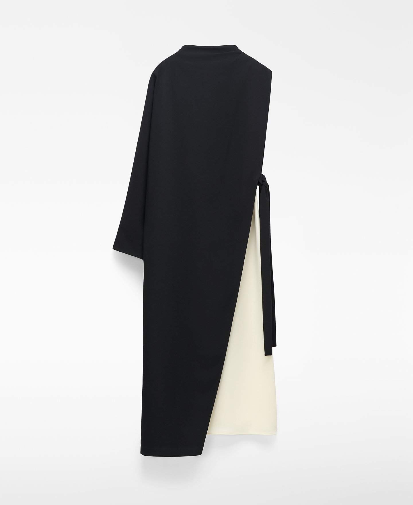 Two-tone asymmetric dress woman image number 7