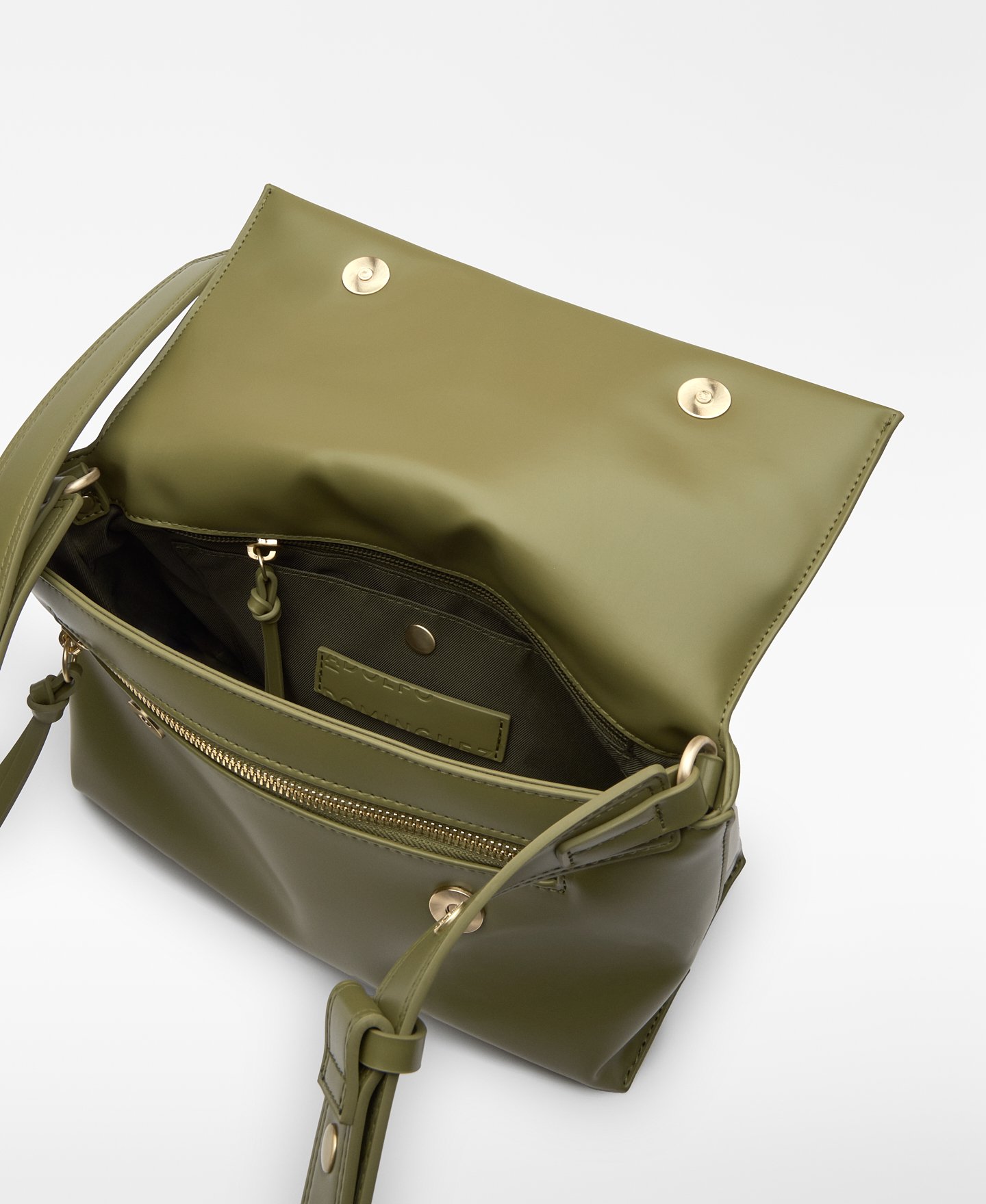 Leather-Non-Leather shoulder bag woman image number 3