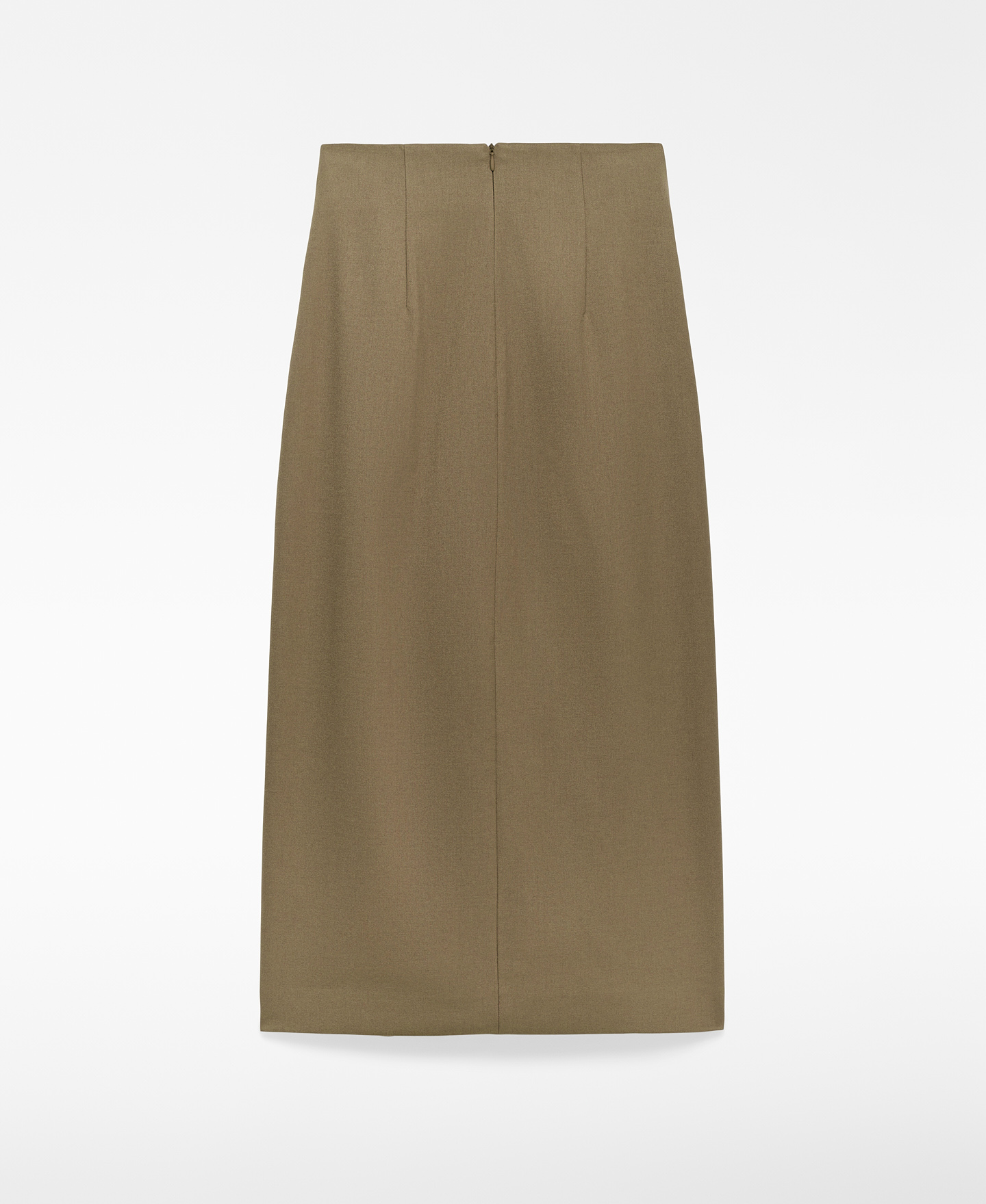 Straight tailored skirt woman image number 7