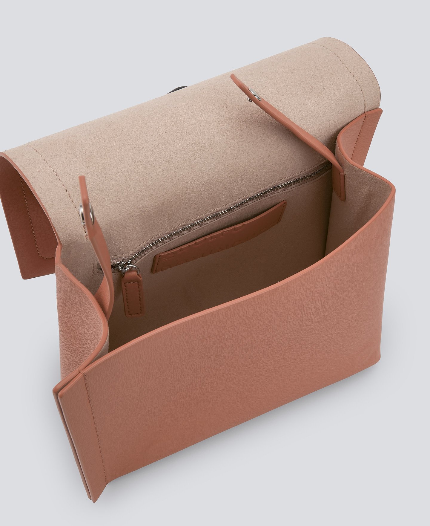 Brown responsible leather bag woman image number 2