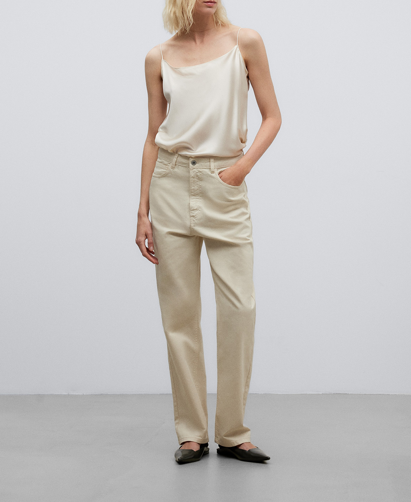 Mulberry silk basic top image number 1