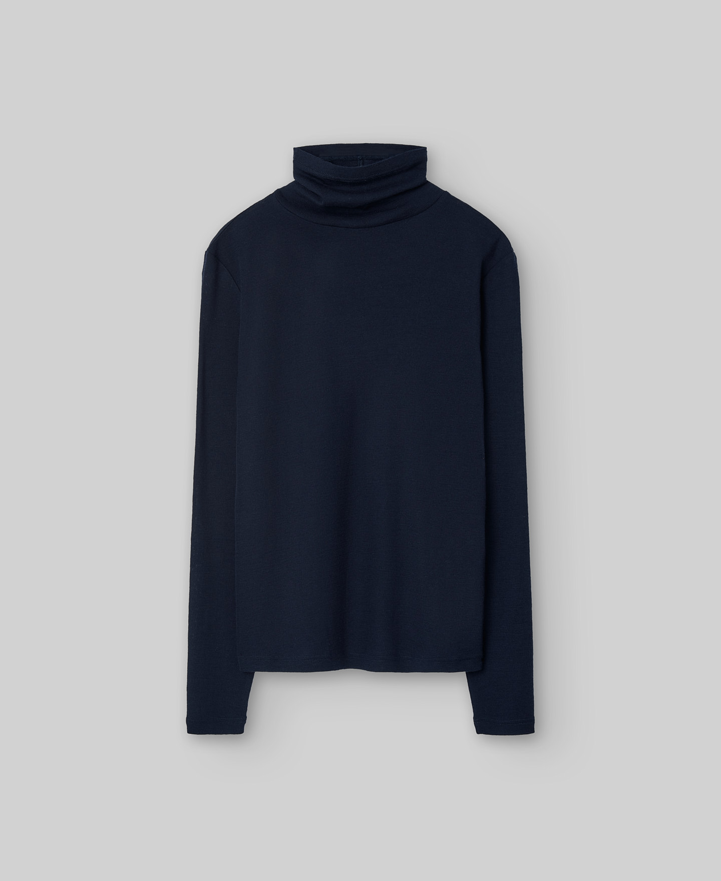 High neck merino wool T-shirt woman image number 4