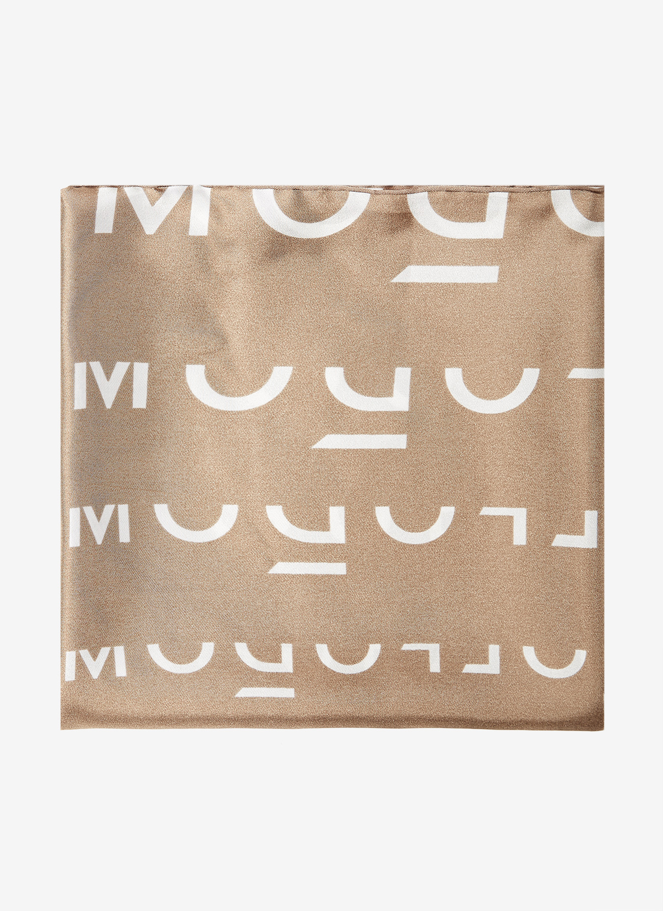 Silk scarf with logo image number 0