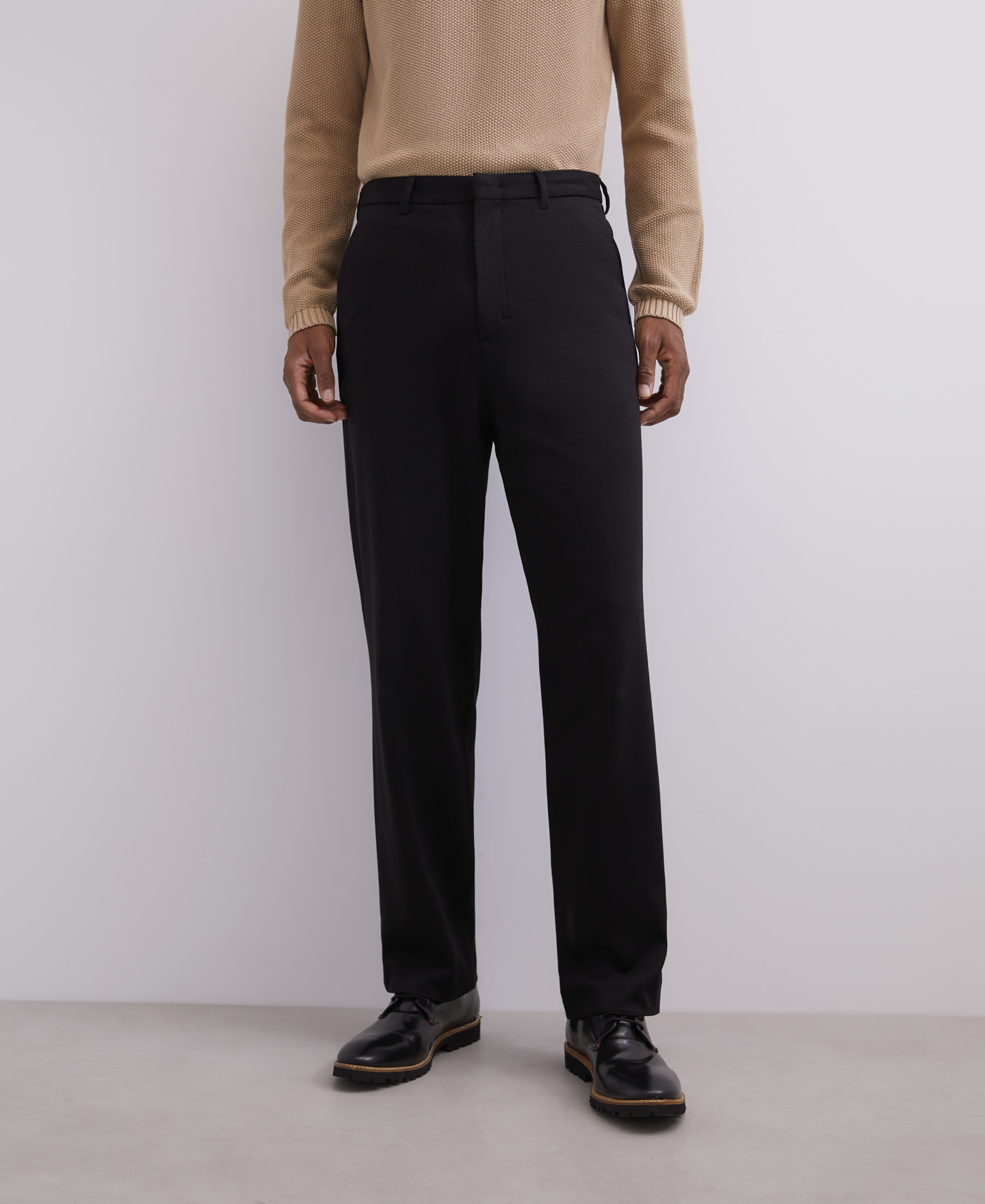Viscose twill chino trousers image number 1