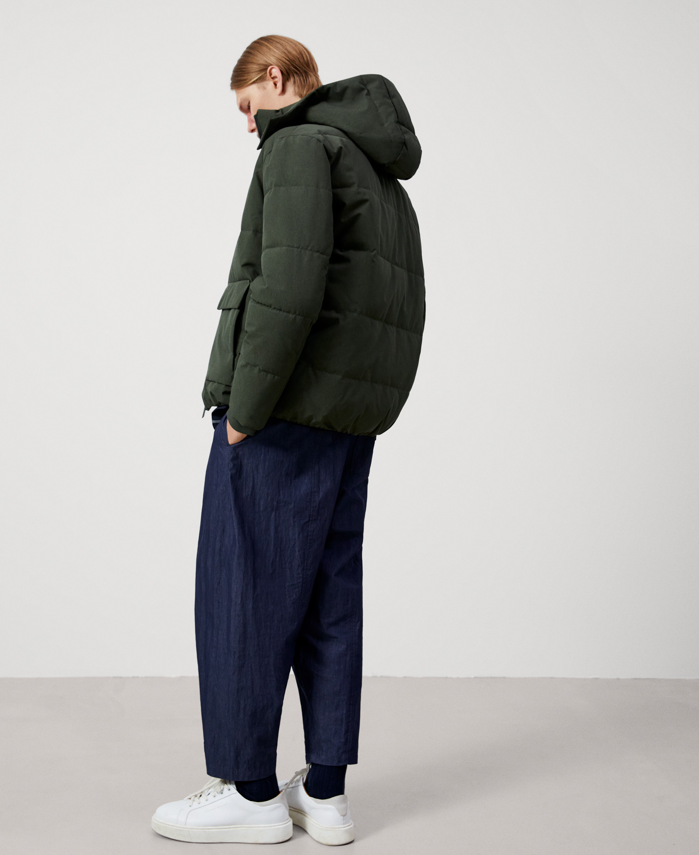 Padded hood jacket image number 2