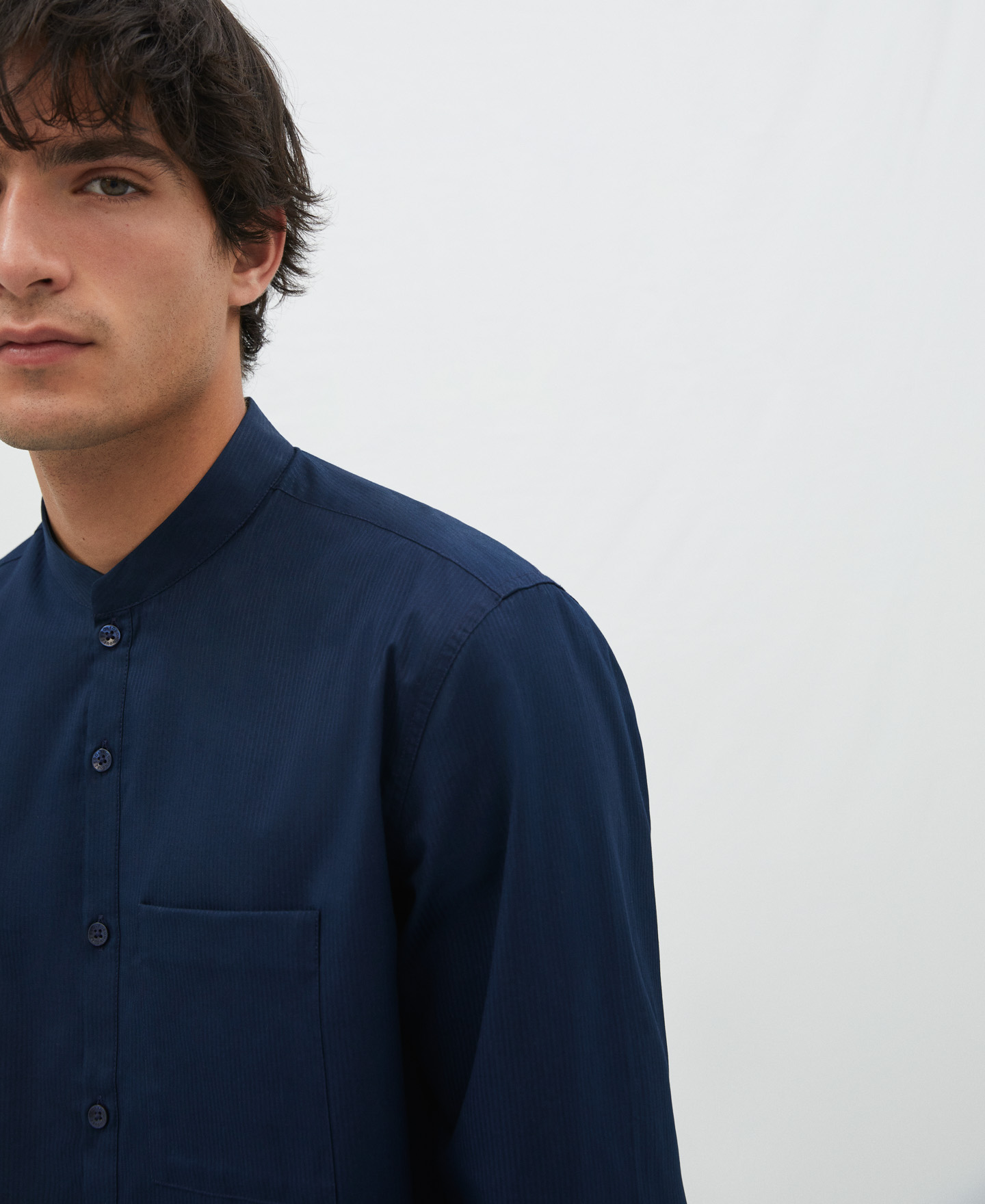 Camisa panadera cuello mao image number 3