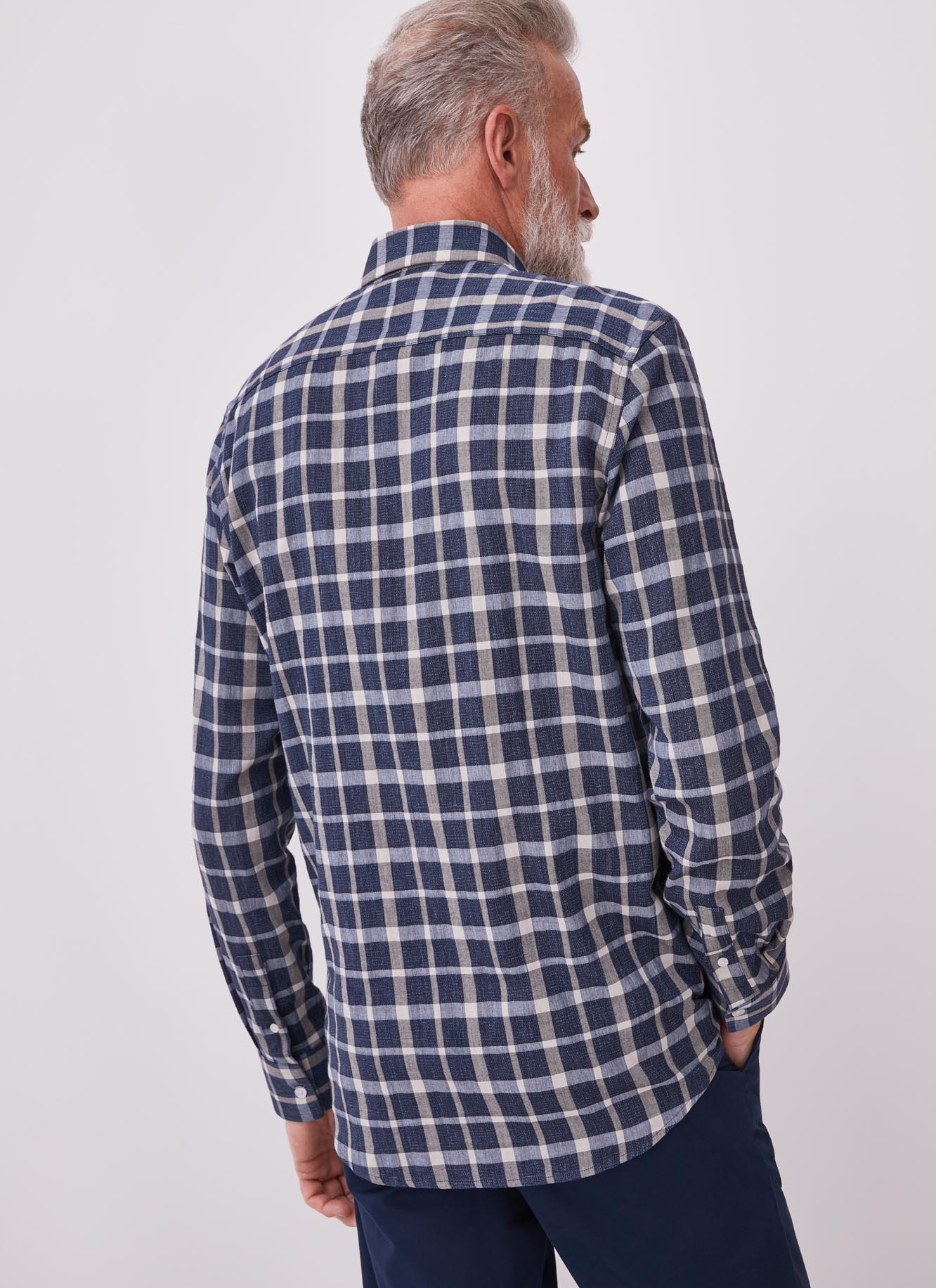 Camisa de cuadros en algodón image number 2