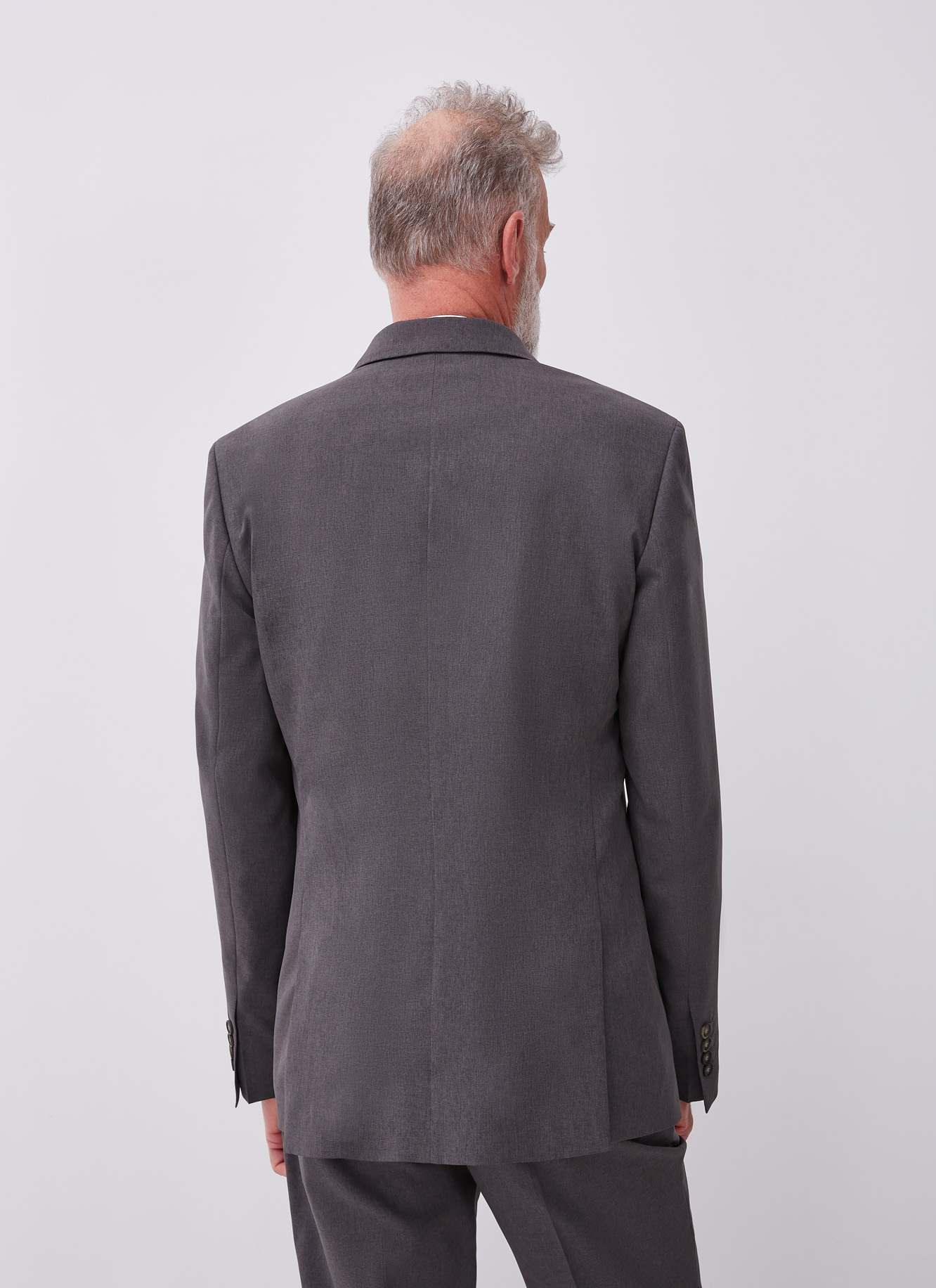 Traje liso de dos botones image number 3