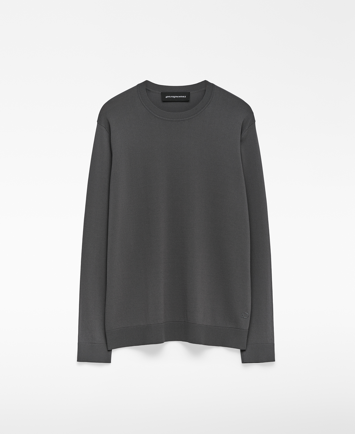 Knit crew collar sweater man image number 4