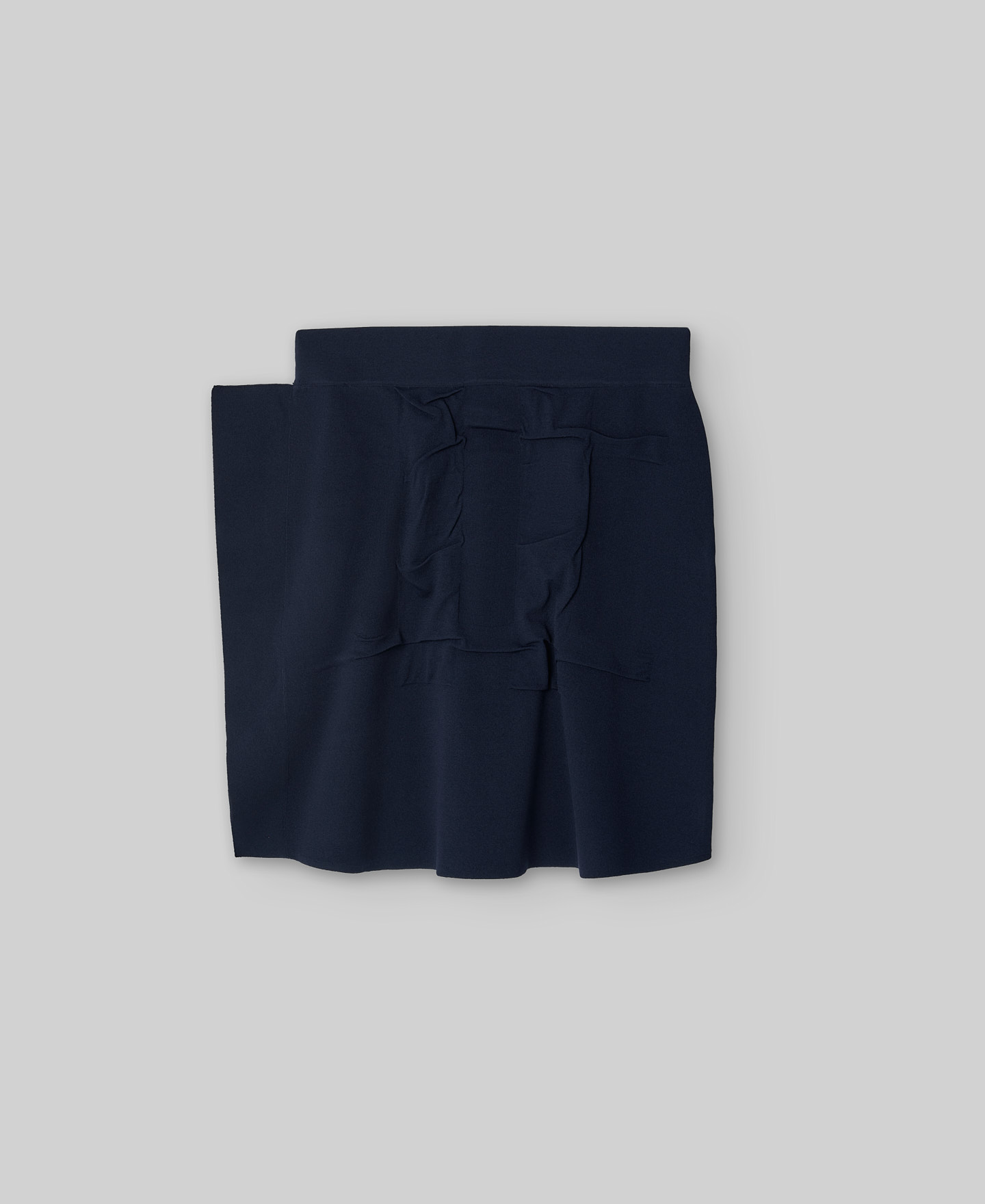 Falda corta asim&eacute;trica jacquard mujer image number 4