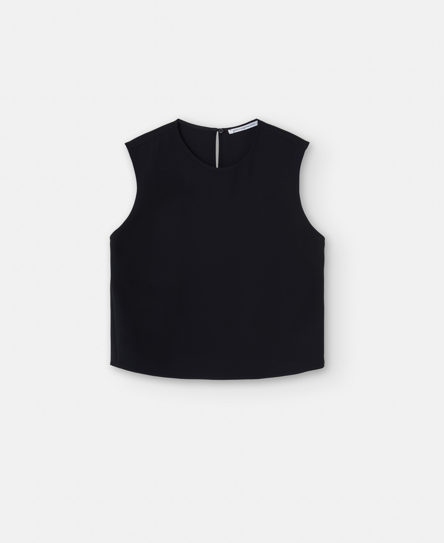 Straight top in recycled polyester image number 0