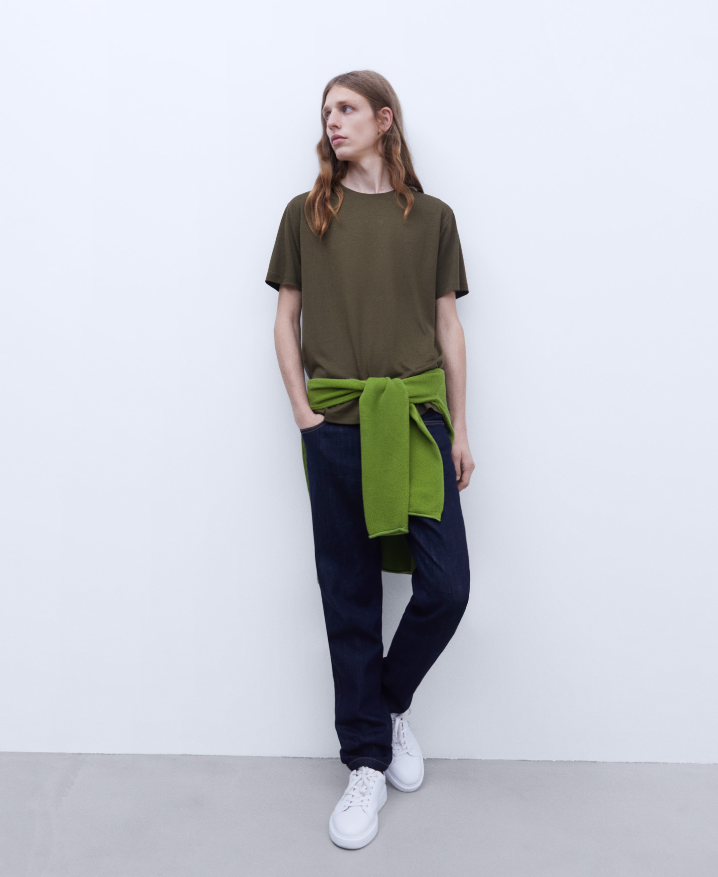 Lyocell and cotton T-shirt image number 1