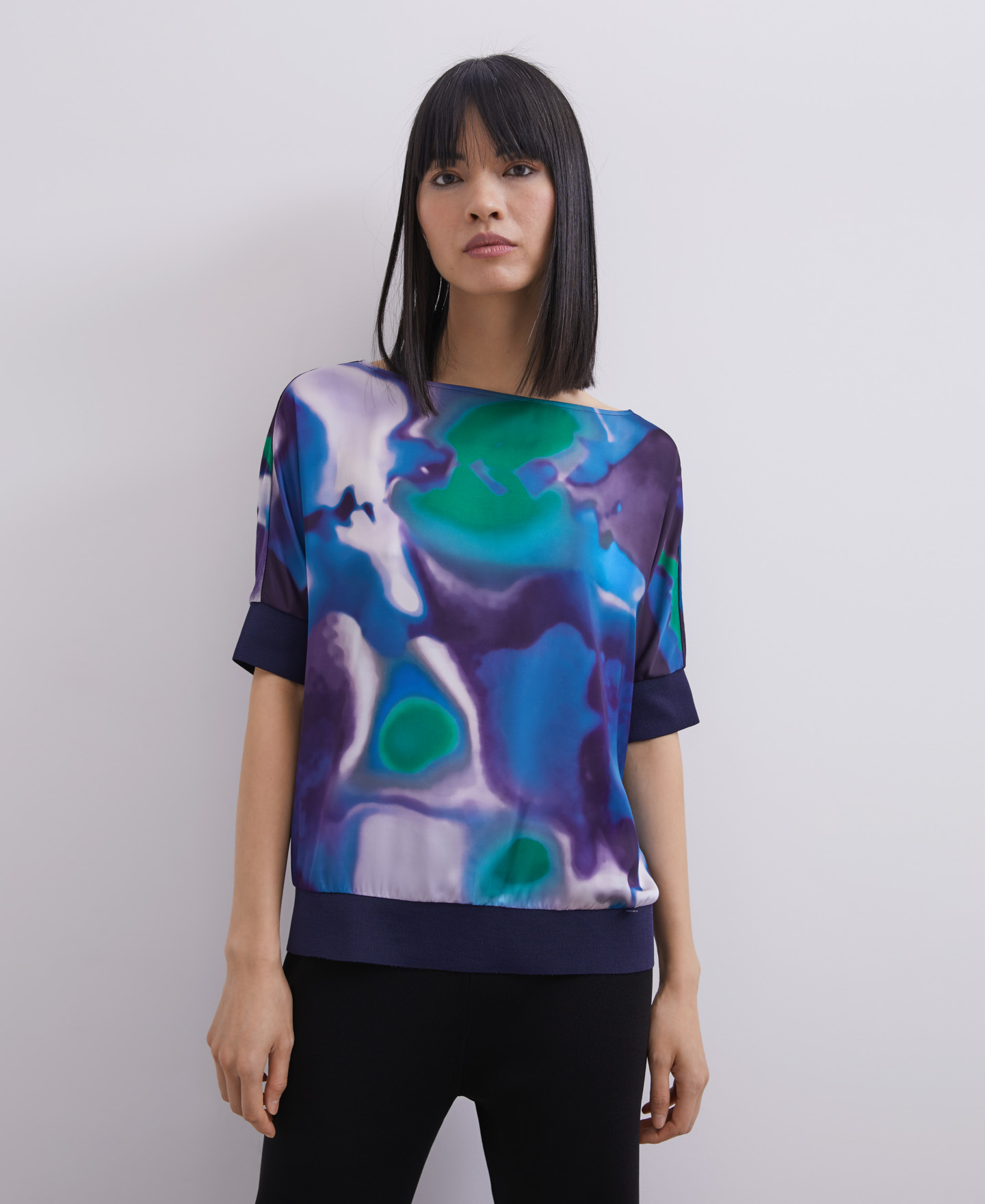 Neon print combined t-shirt image number 1