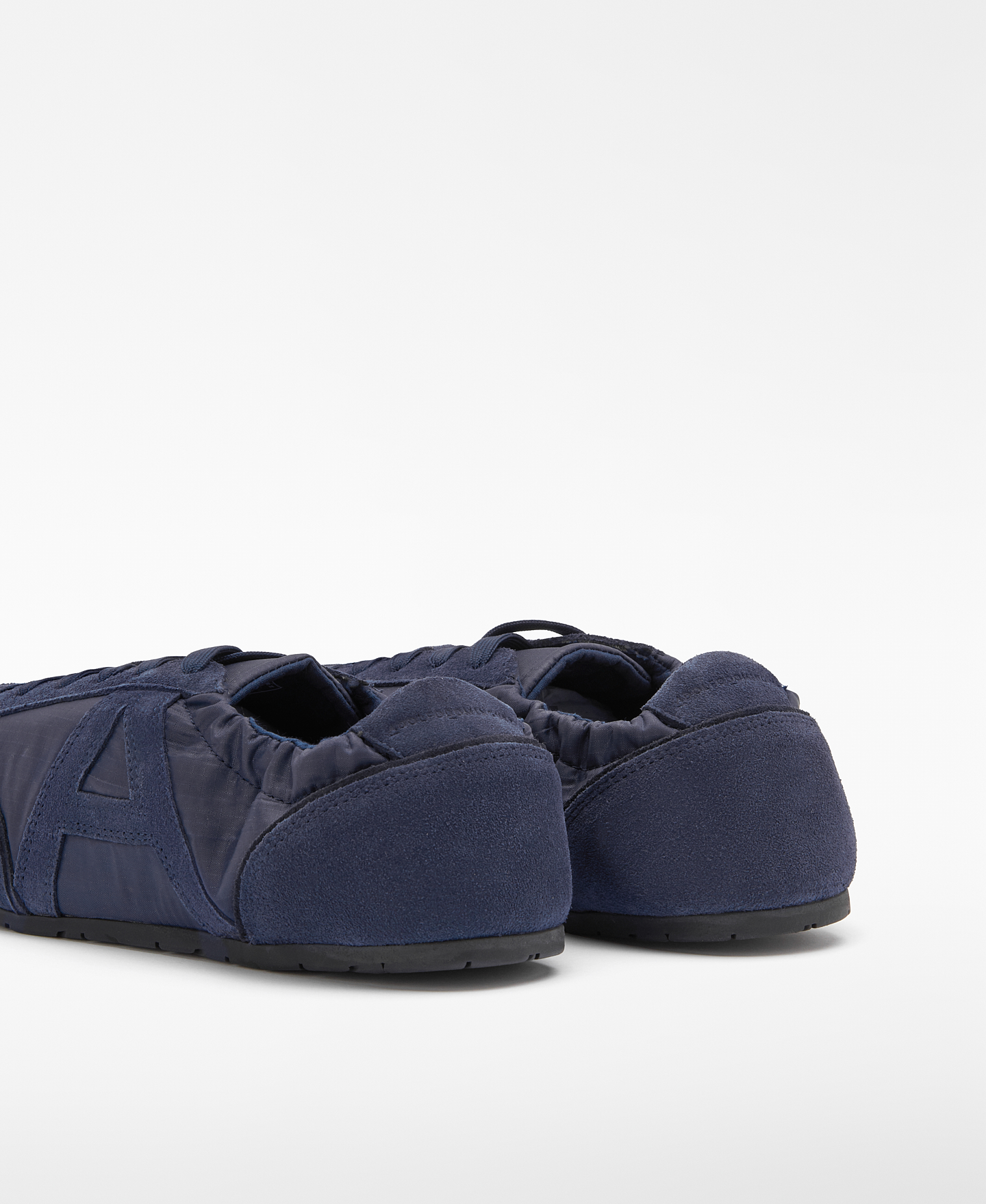 Suede and nylon maxi logo soft sneaker image number 2