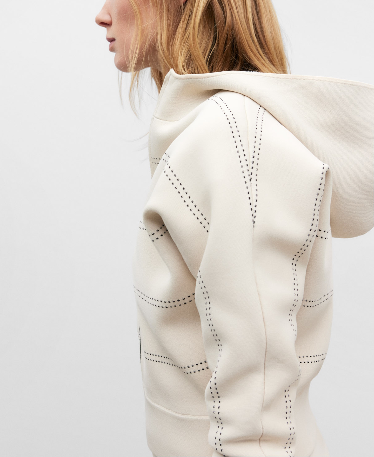 Exposed stitching short jacket woman image number 3