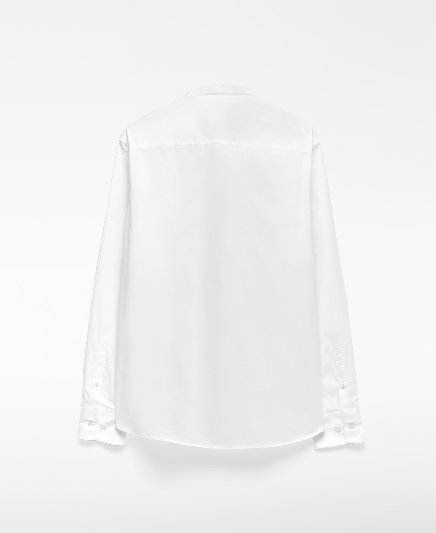 Regular fit Mandarin collar shirt man image number 5