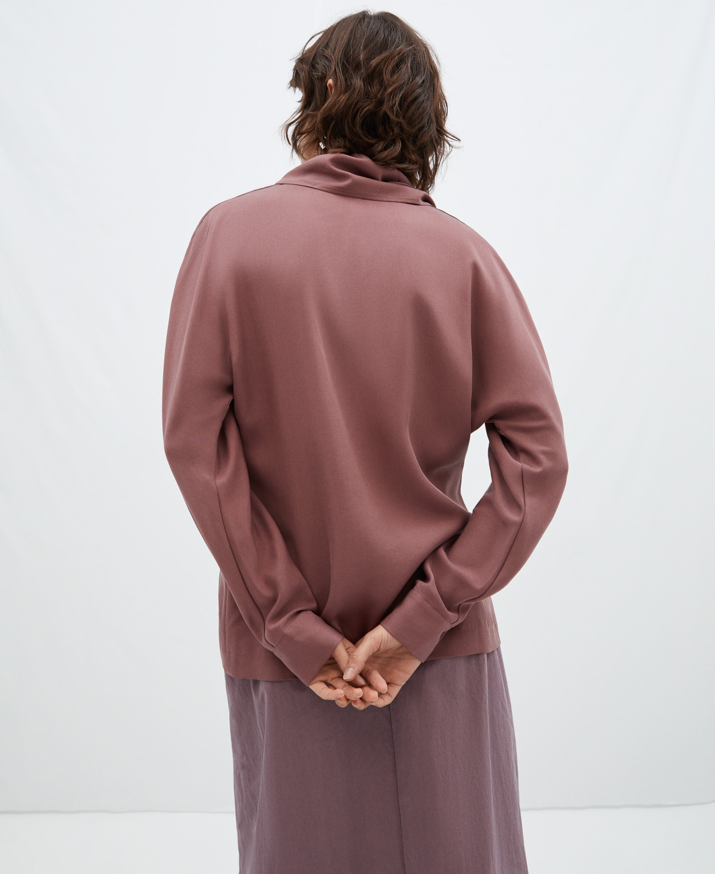 Shirt with bow detail image number 2