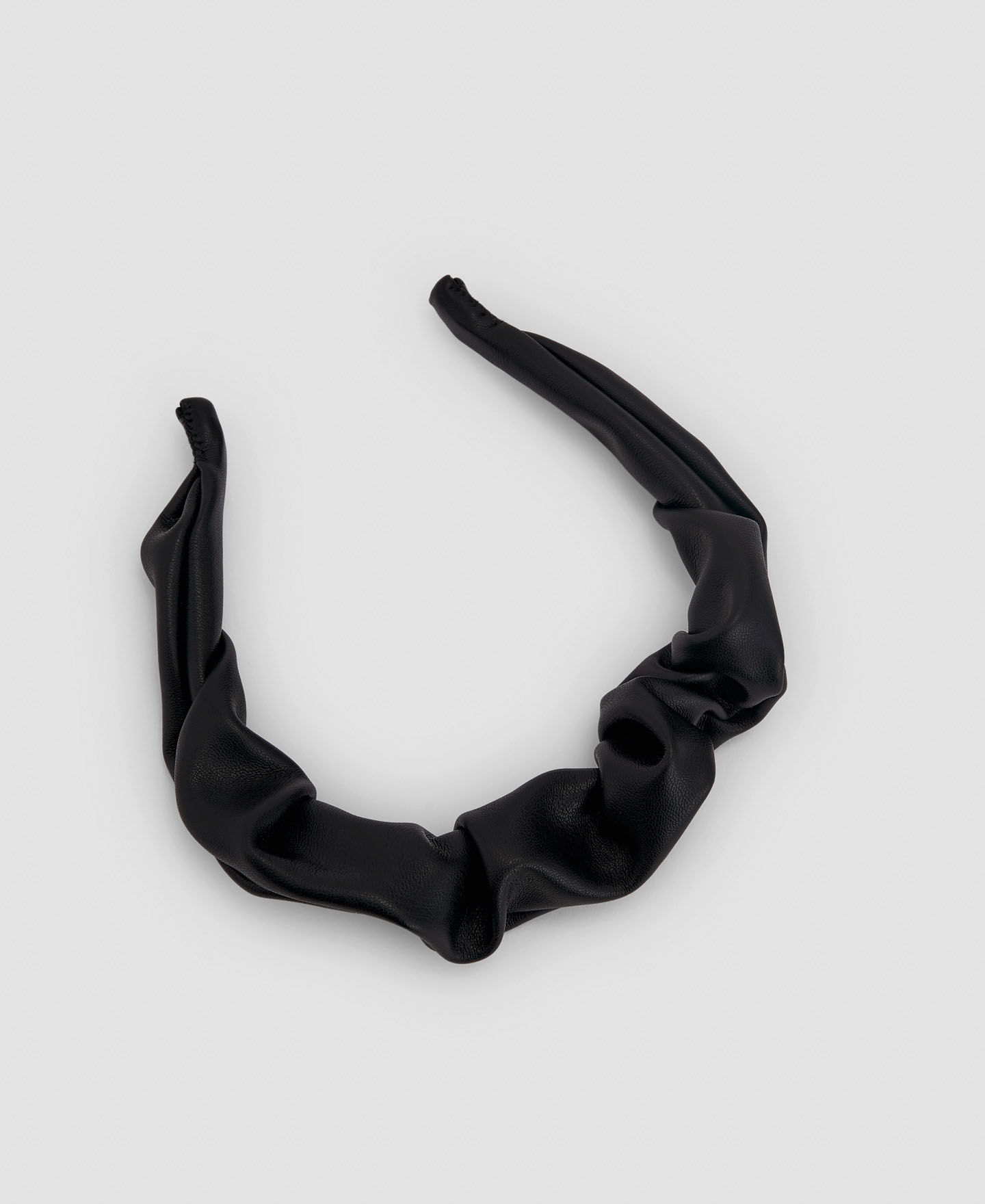 Leather look headband image number 2