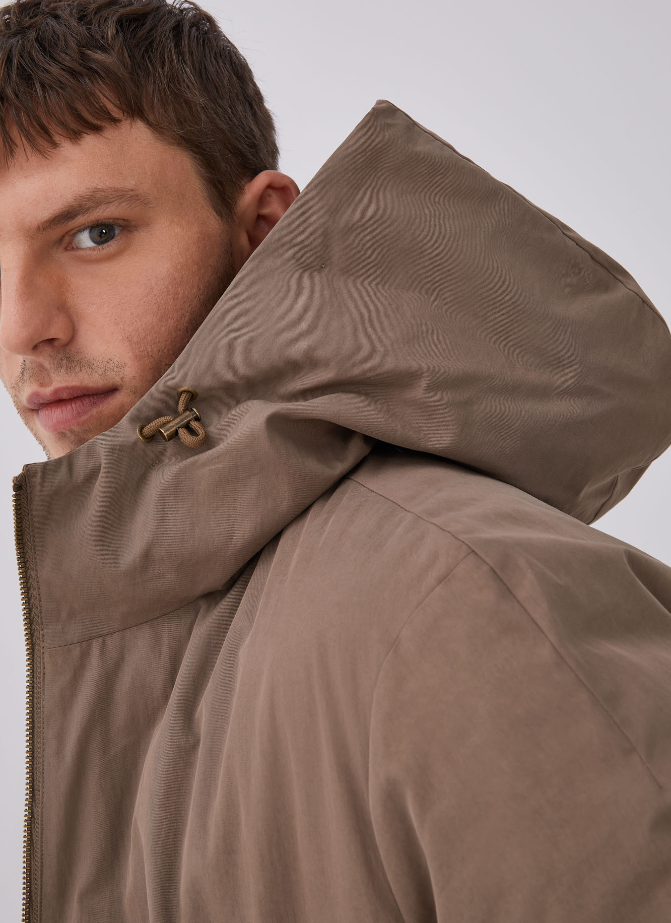 Reversible parka with hood image number 4