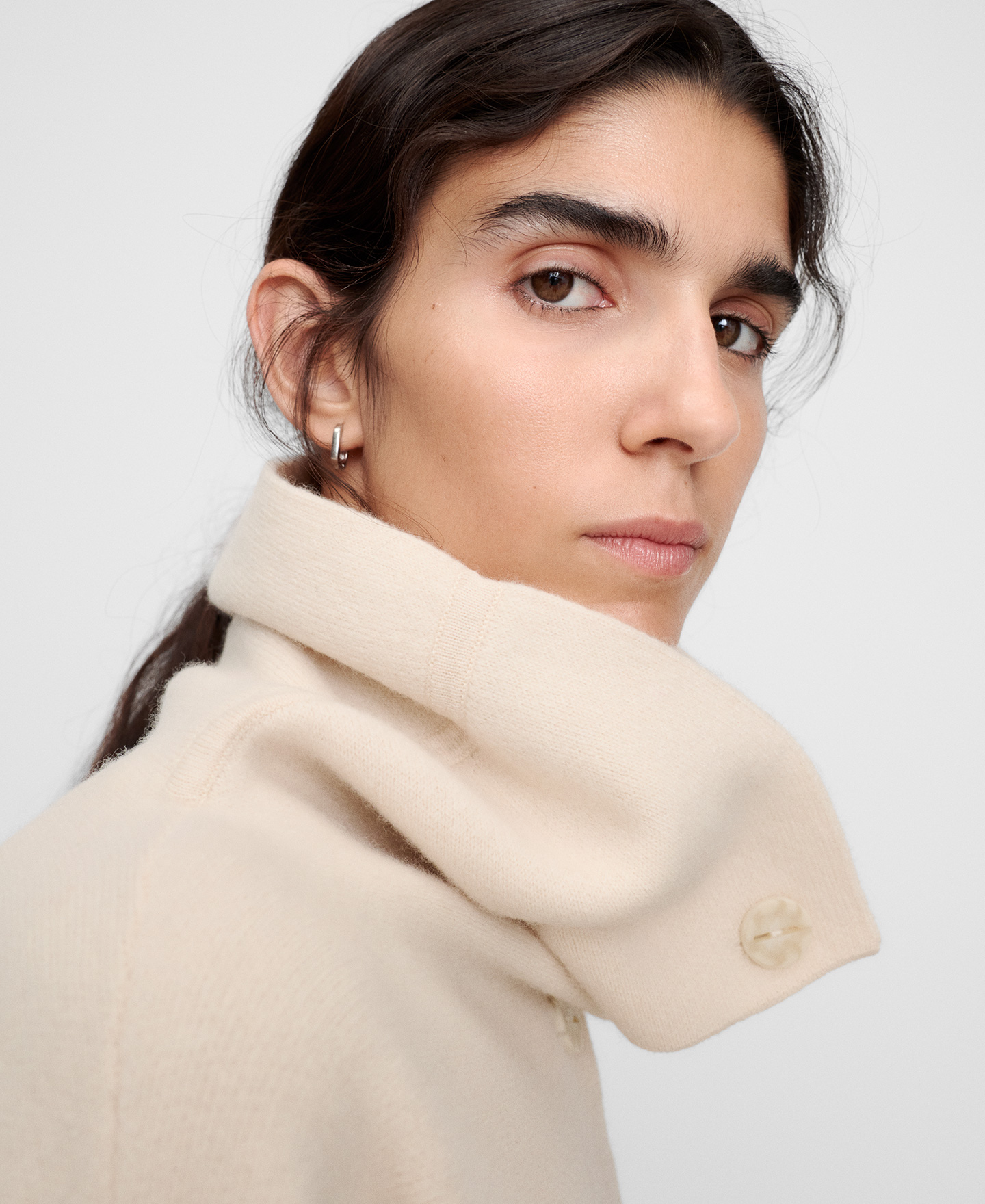 Merino wool cape jacket image number 3