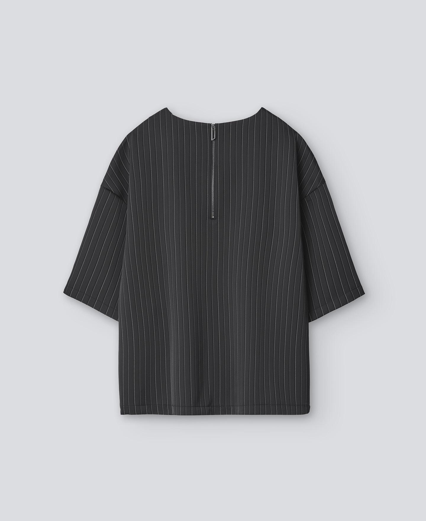 Striped short sleeve top woman image number 6