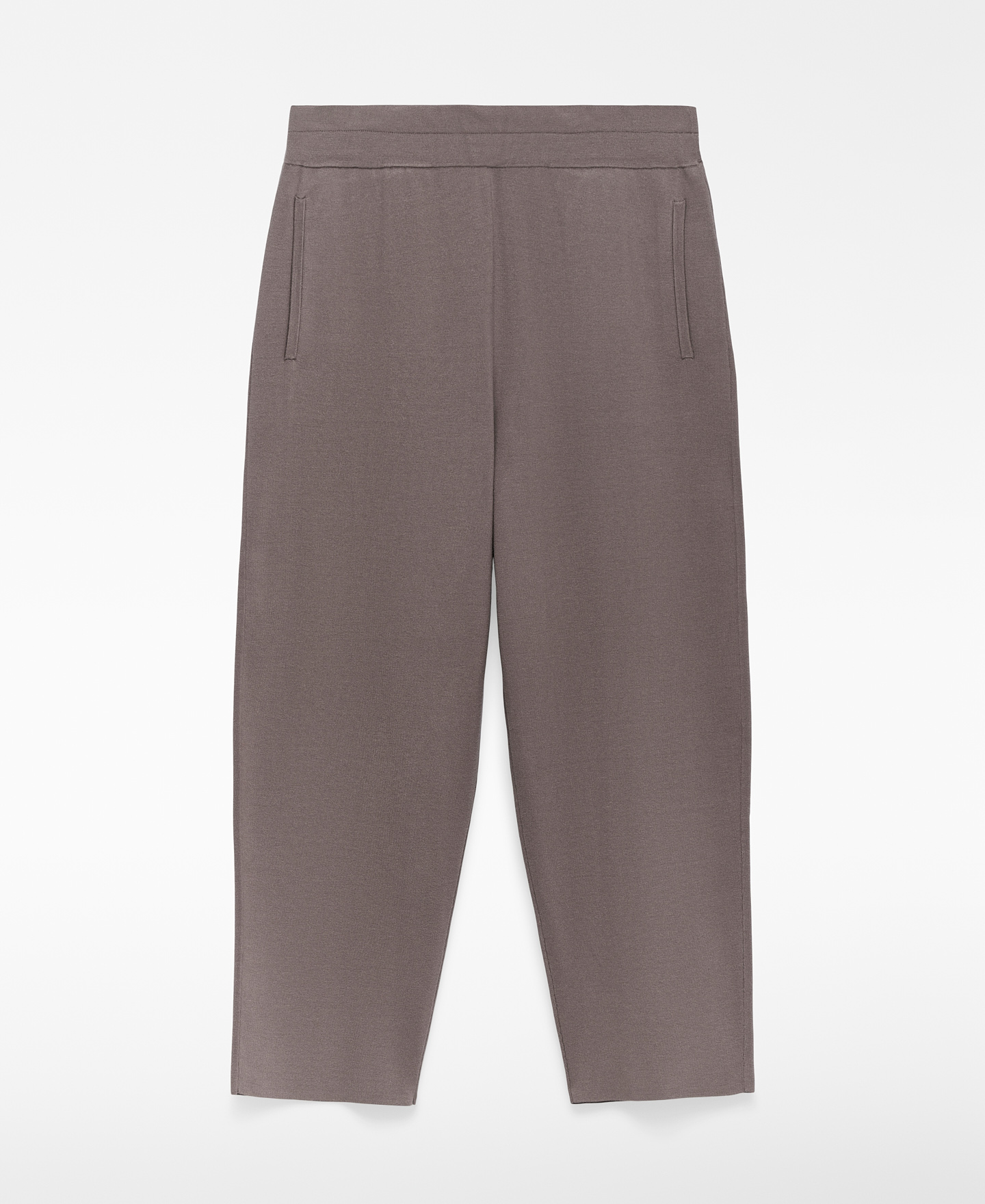Knit jogger trousers woman image number 4