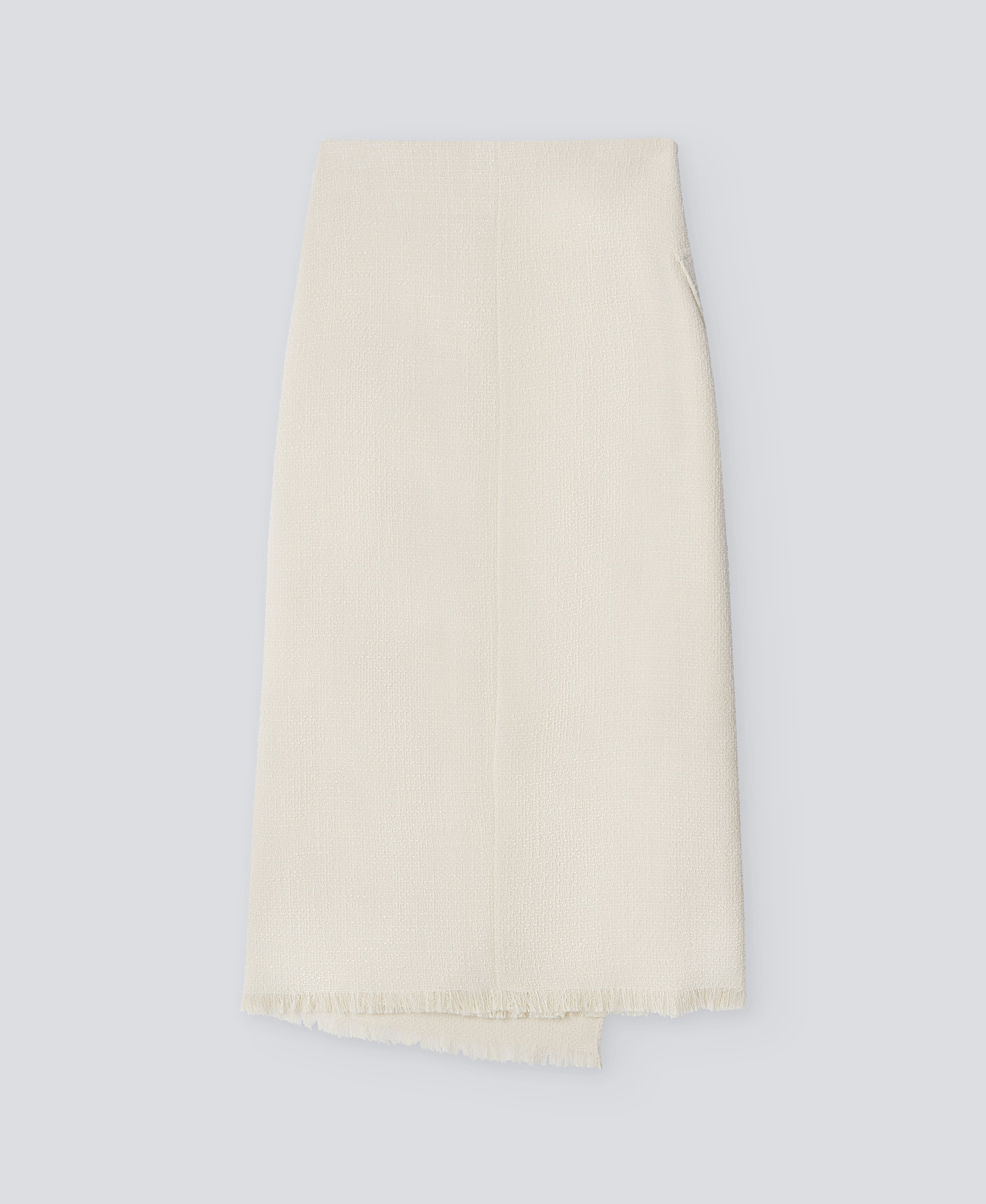 Frayed hem skirt woman image number 5