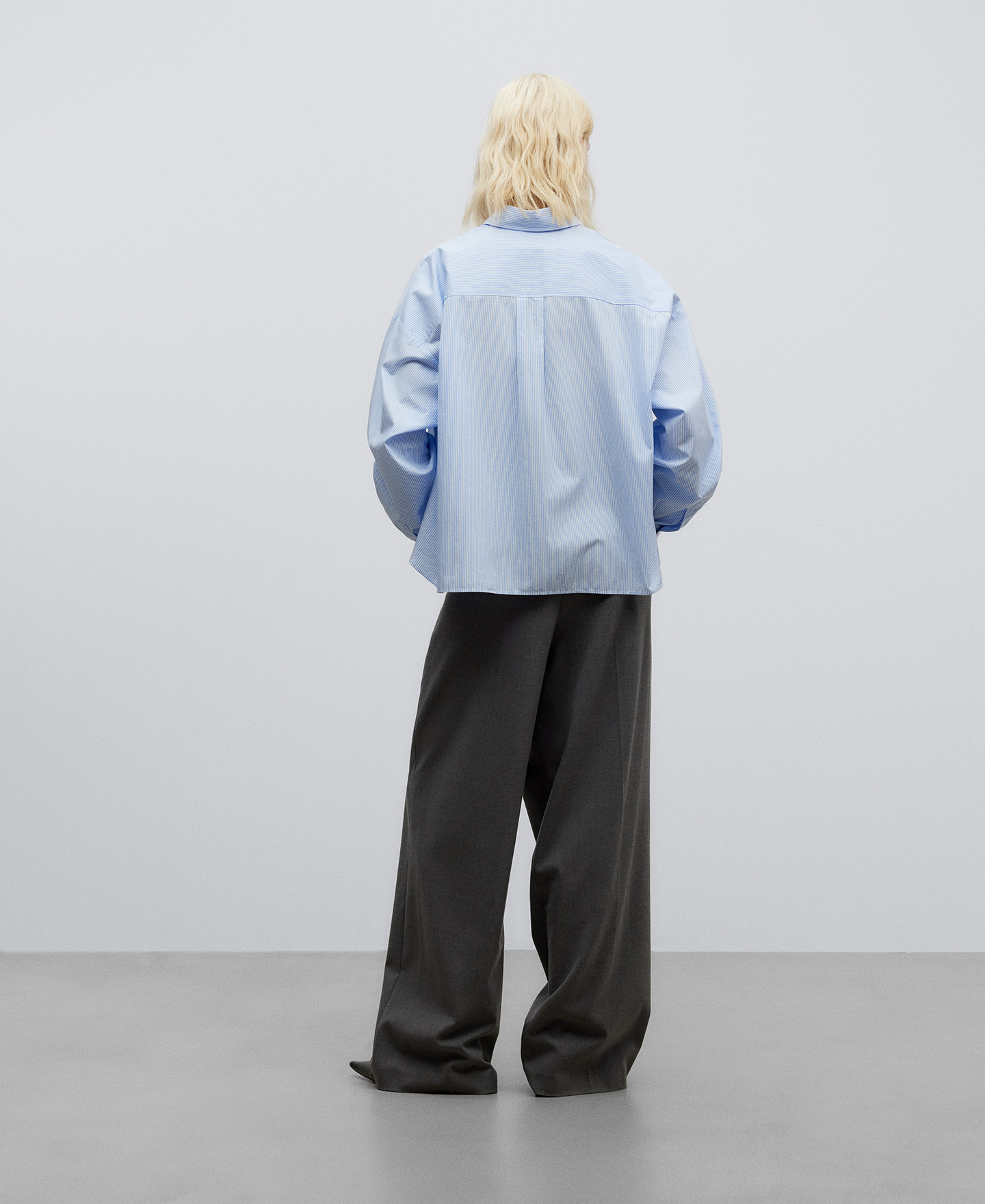Camisa de rayas mujer image number 2