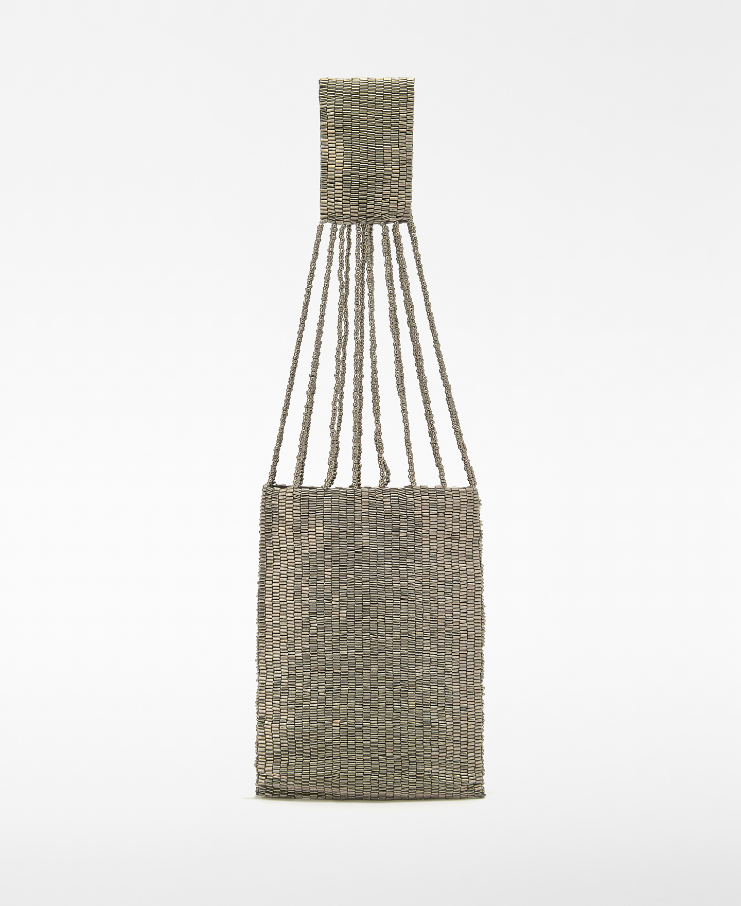 Flat beaded cocktail bag image number 0