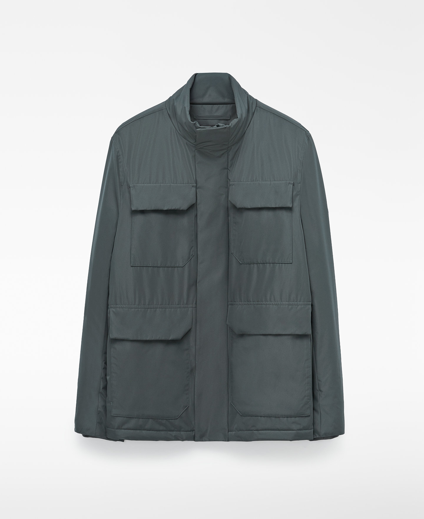 Padded jacket with pockets image number 4
