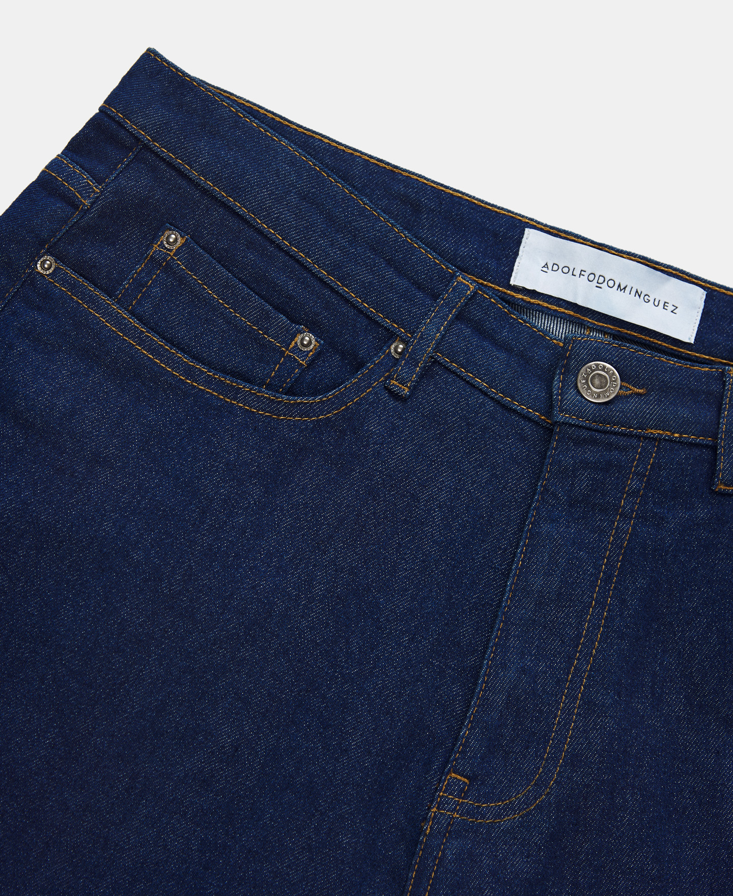 Denim bermuda shorts image number 6