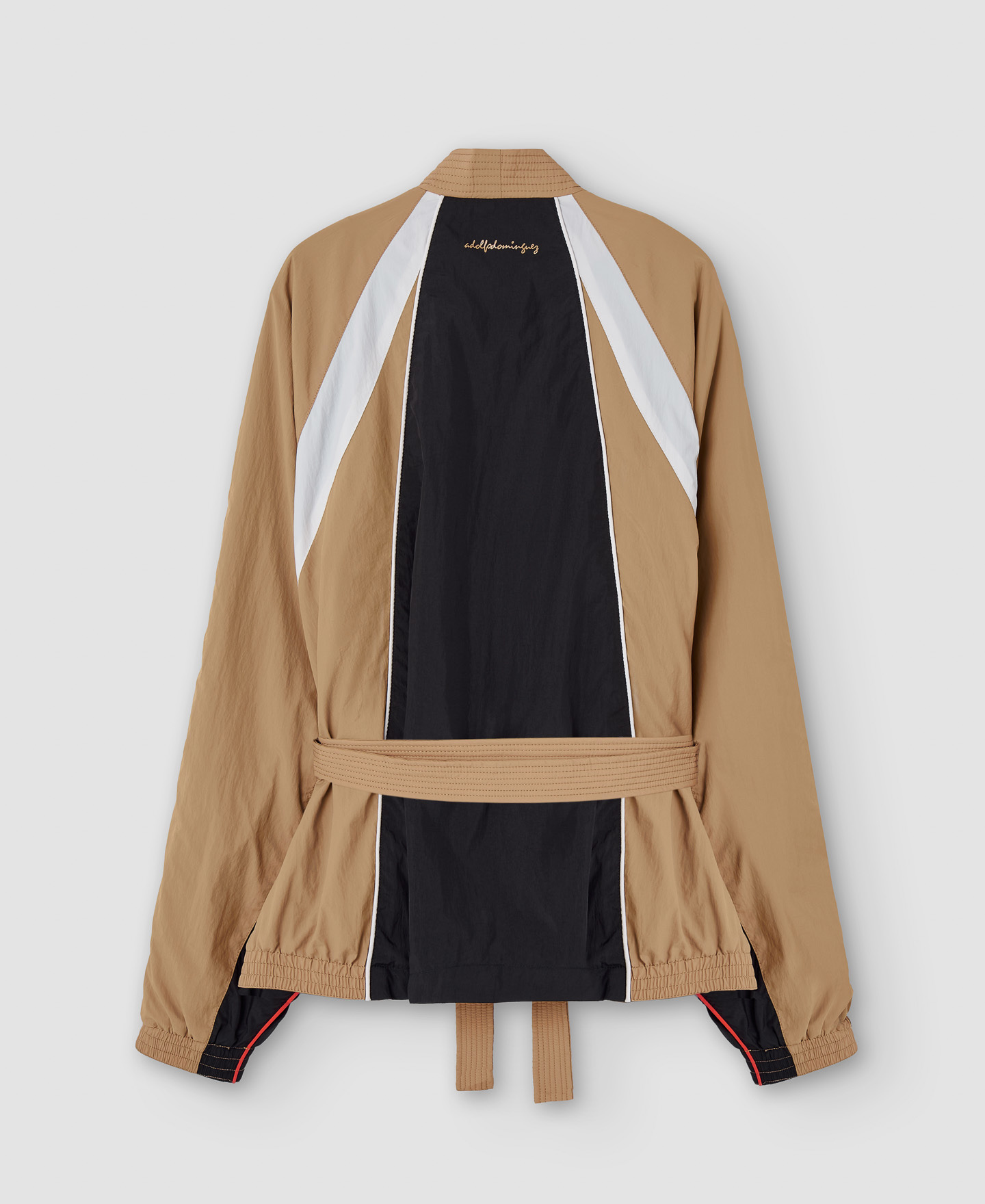 Chaqueta kimono en nailon tricolor image number 5