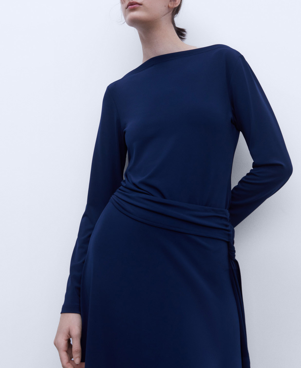 Bateau collar long sleeve t-shirt image number 0