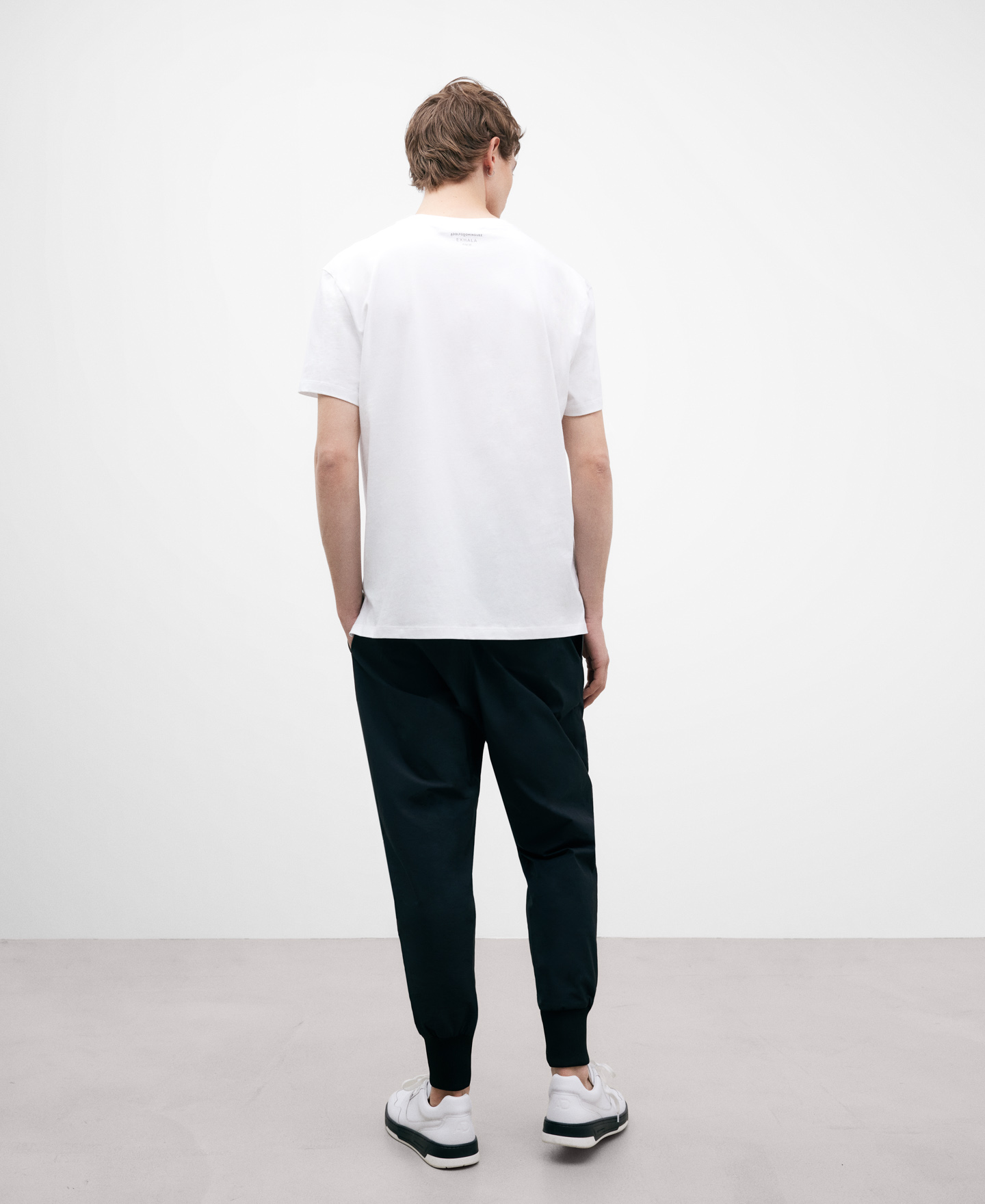 Camiseta en algodón blanco para hombre image number 2