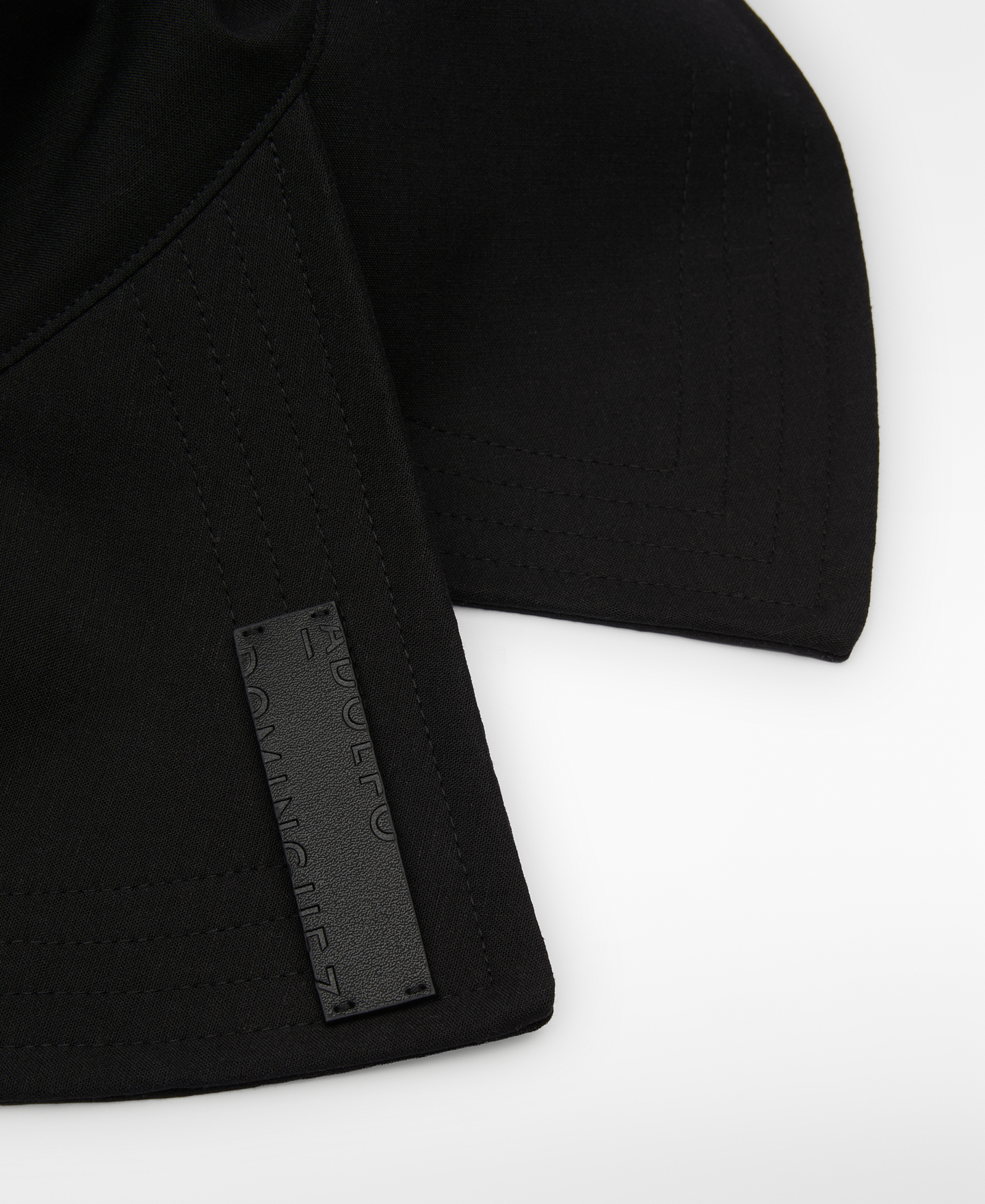 Wide-brim bucket hat with opening image number 2