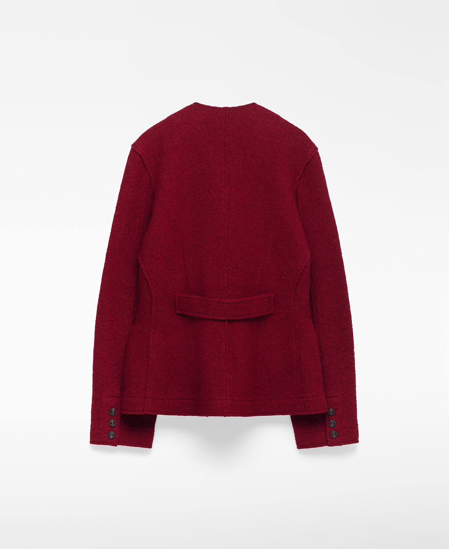 Merino wool fitted jacket woman image number 5