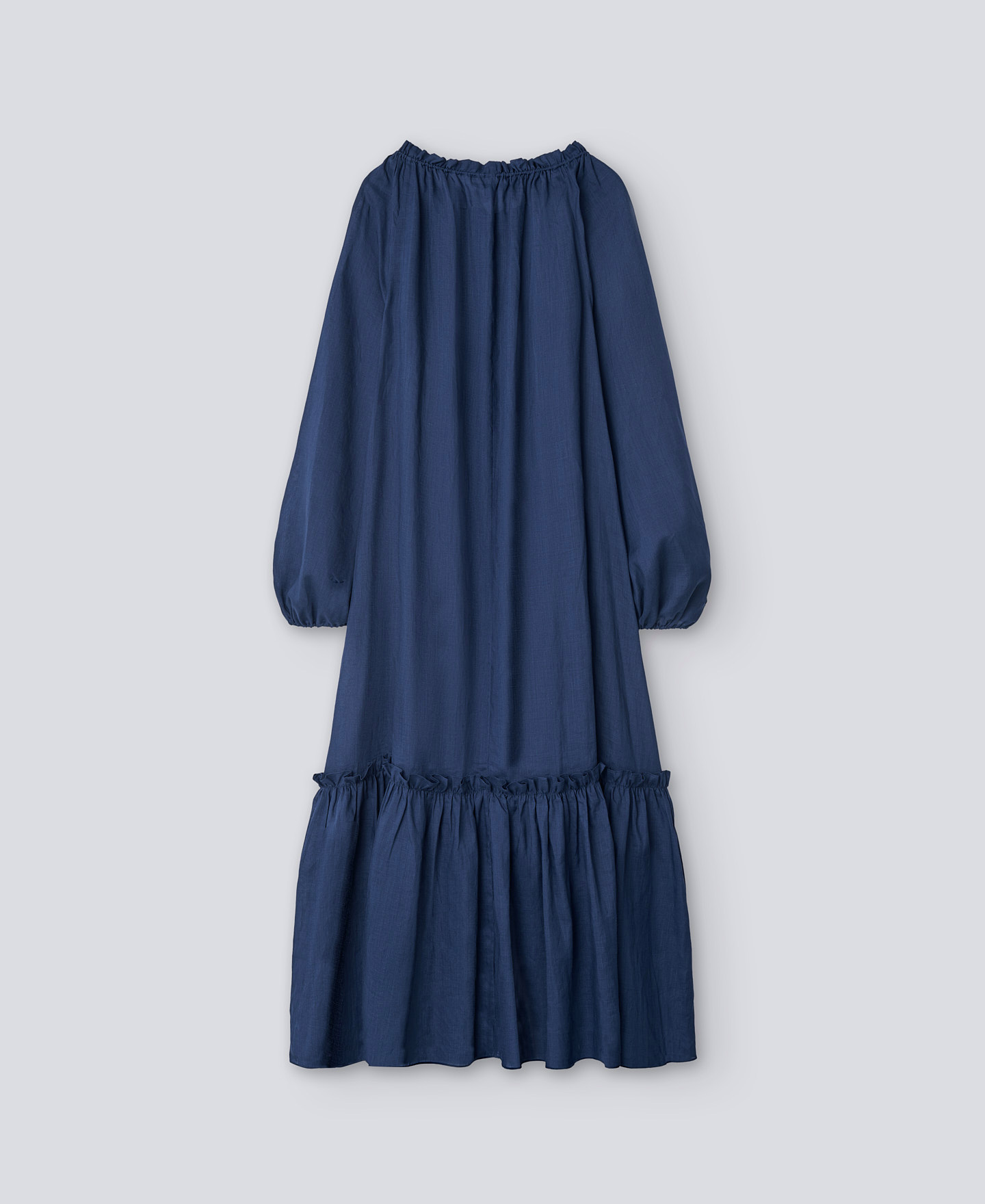 Blue maxi dress woman image number 7