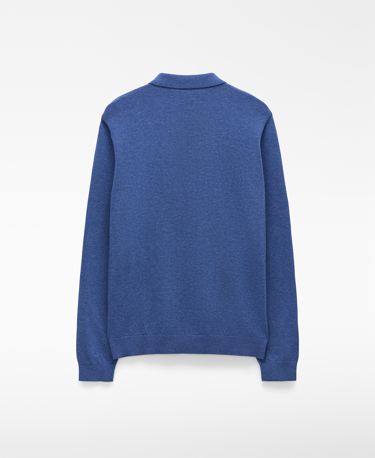 Organic cotton long sleeve polo shirt image number 5