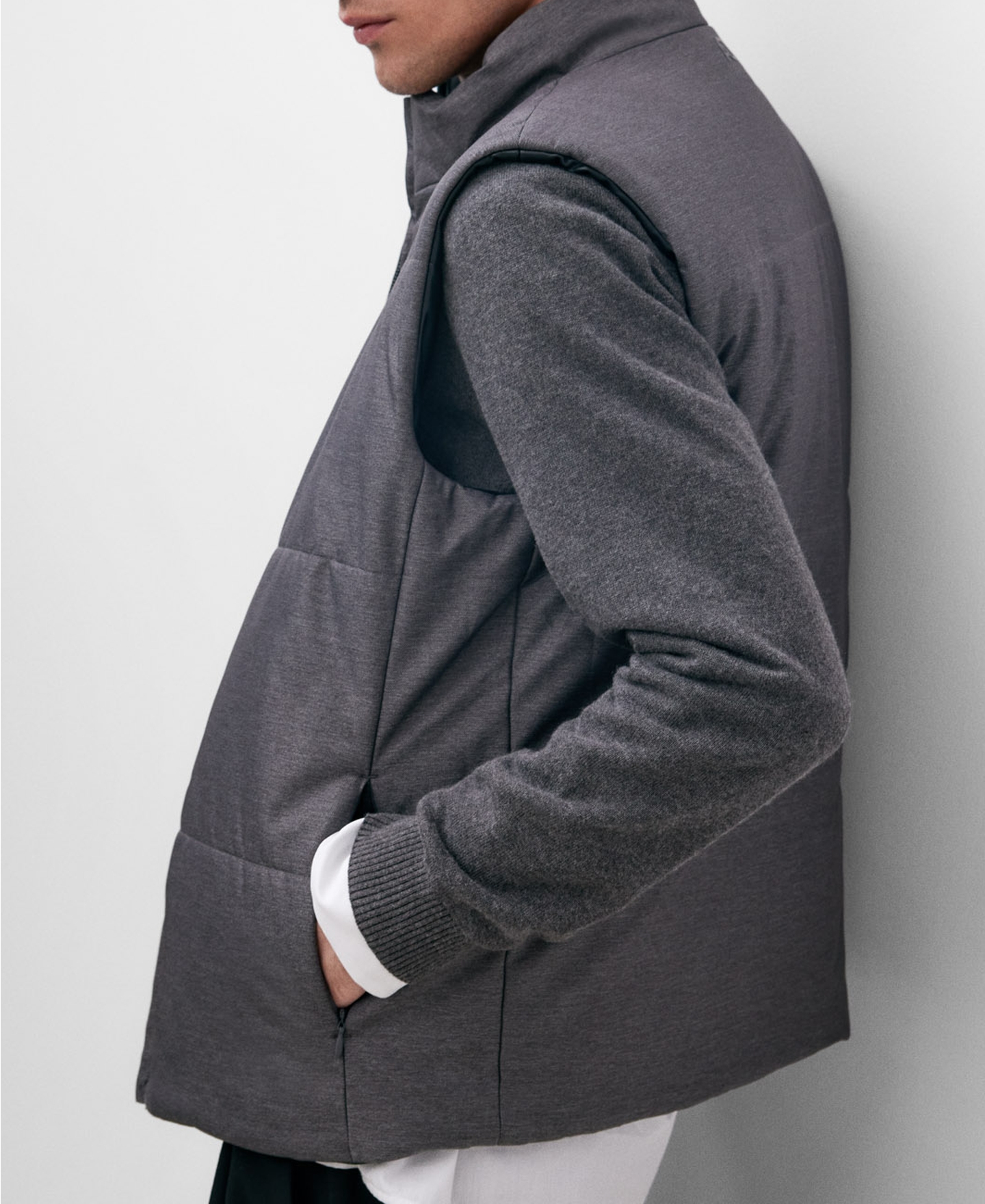 Chaleco acolchado reversible hombre image number 5