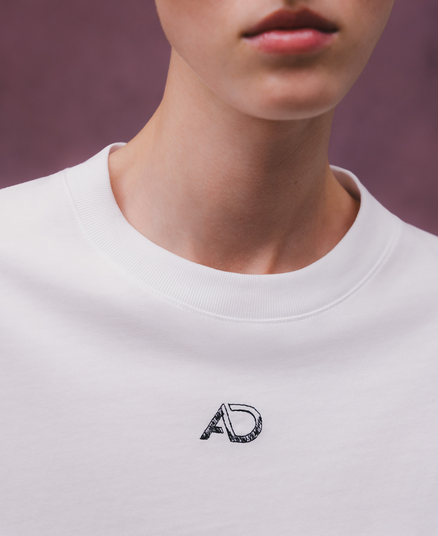 Printed back cotton T-shirt woman image number 3