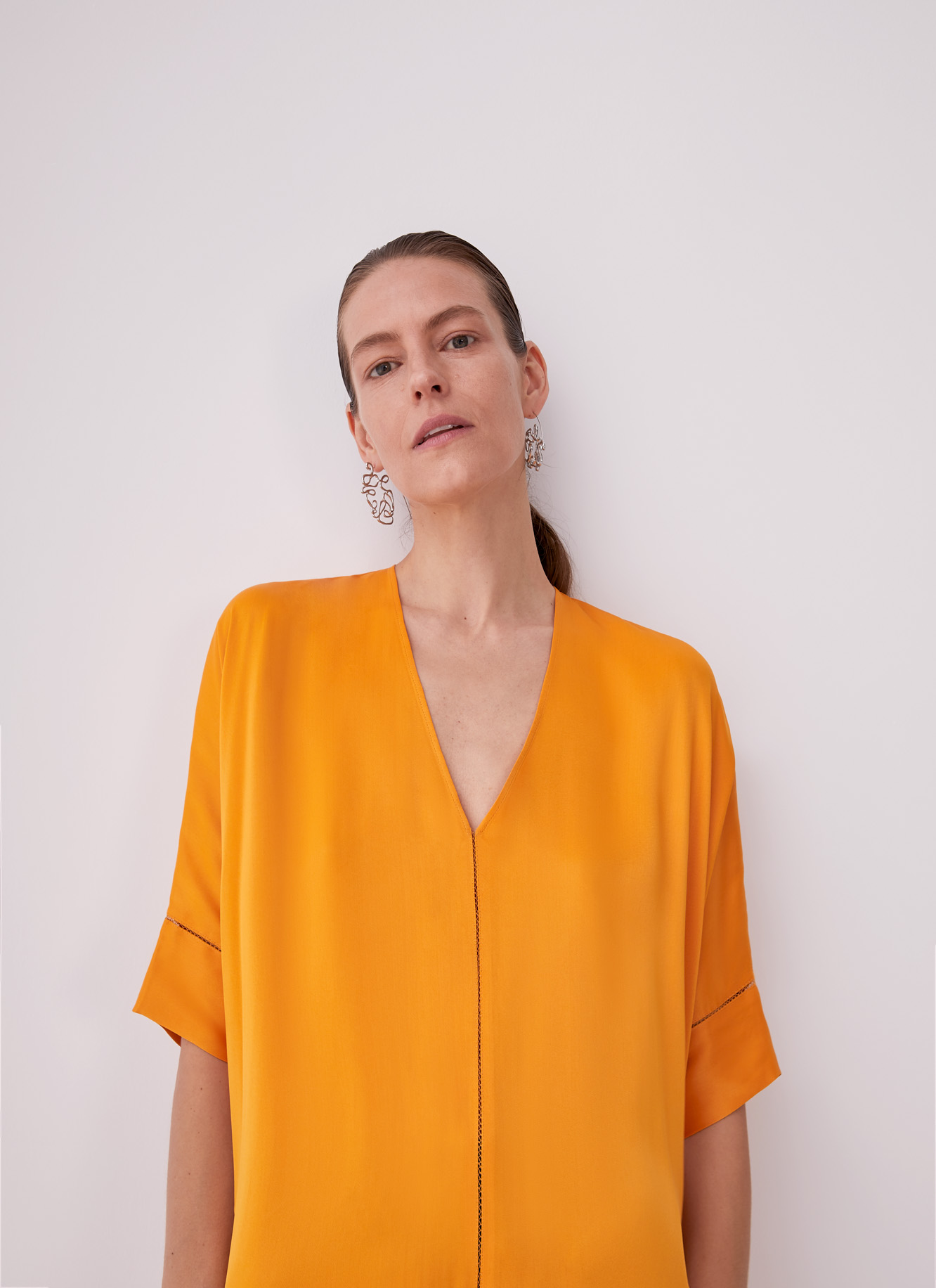 Camisa oversize en viscosa image number 0