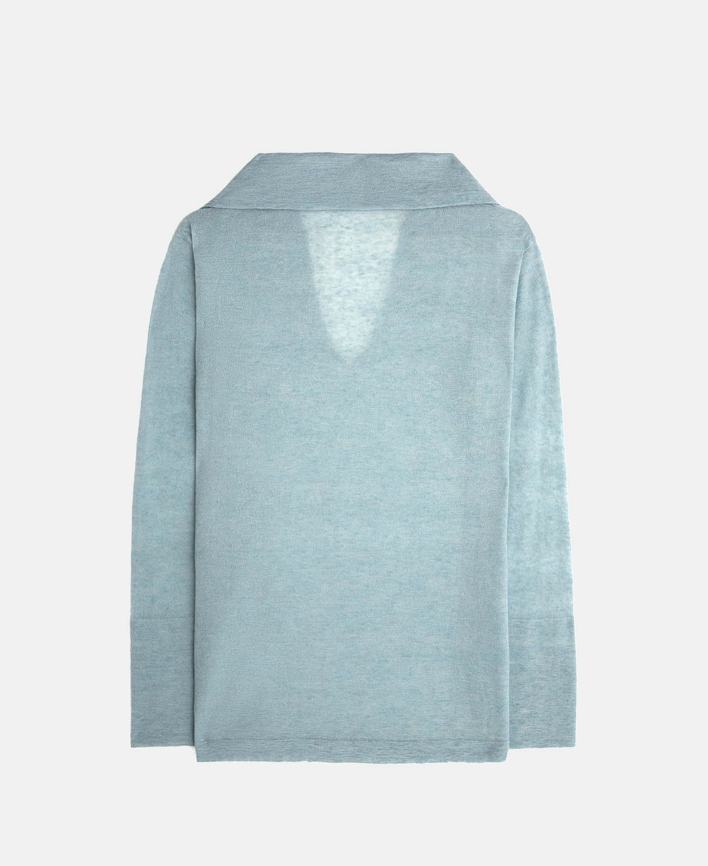 Jersey cuello polo en mohair image number 5