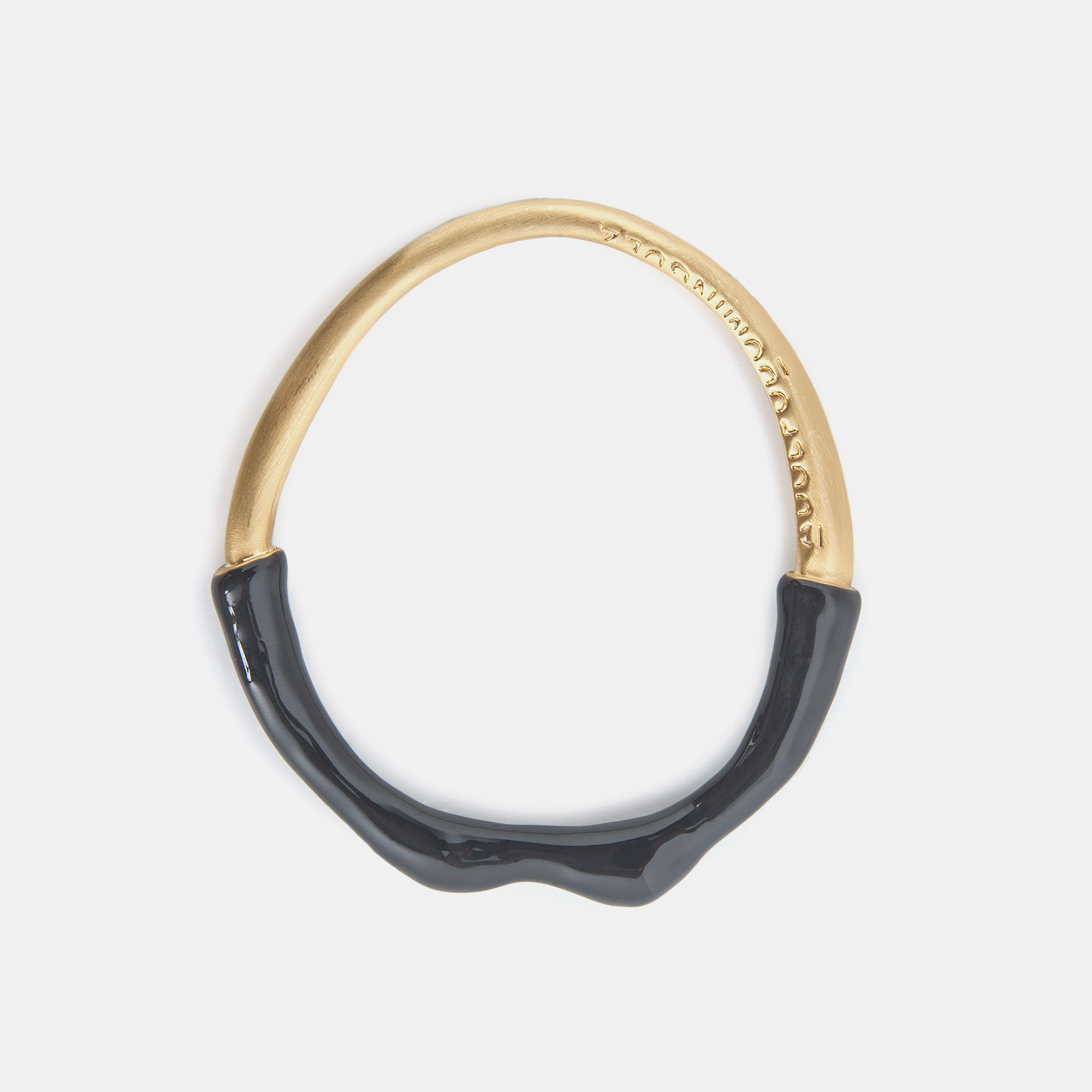 Resin and metal bracelet image number 0
