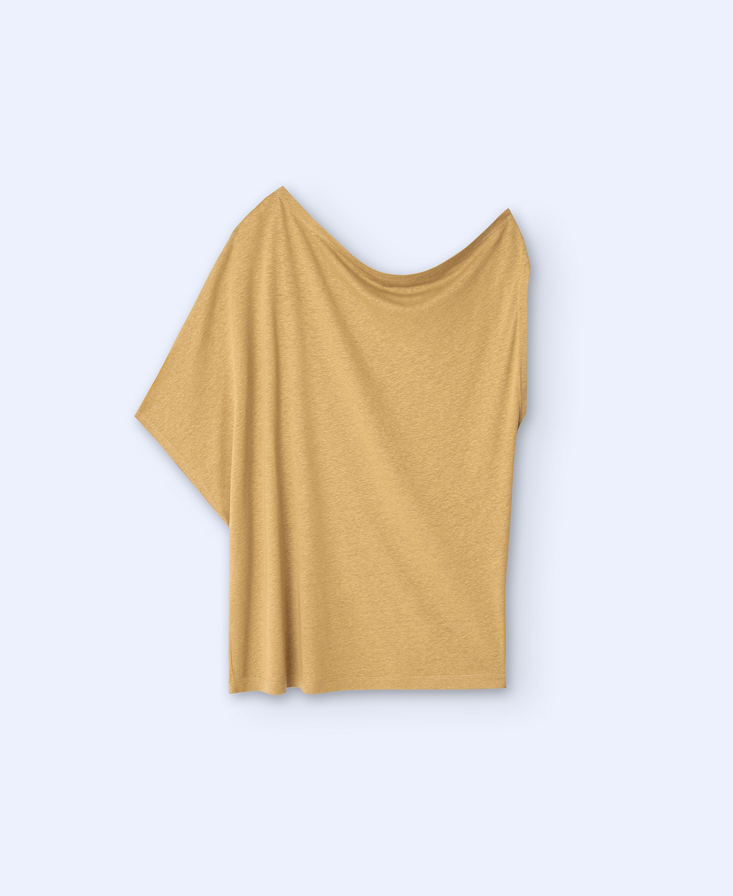 Cotton and lyocell loose T-shirt image number 4