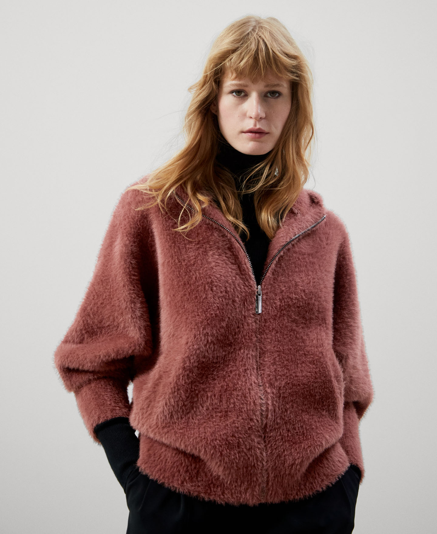 Nylon hooded jacket image number 0
