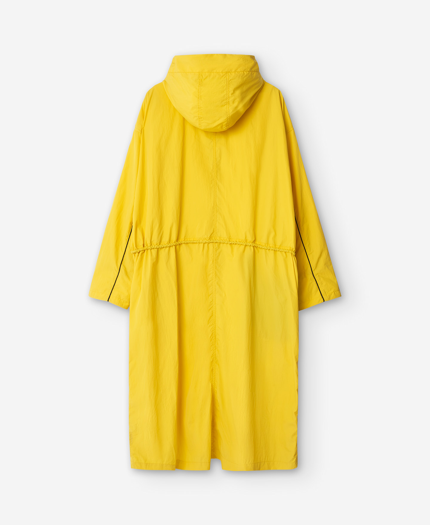 Yellow nylon men's windbreaker image number 7