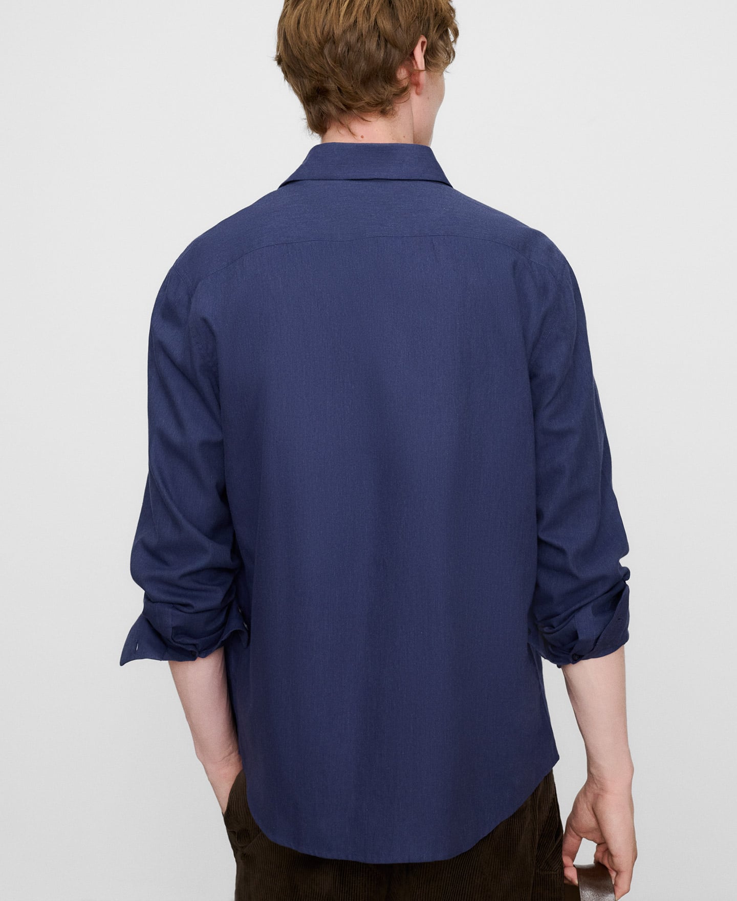 Regular fit spread collar shirt image number 2