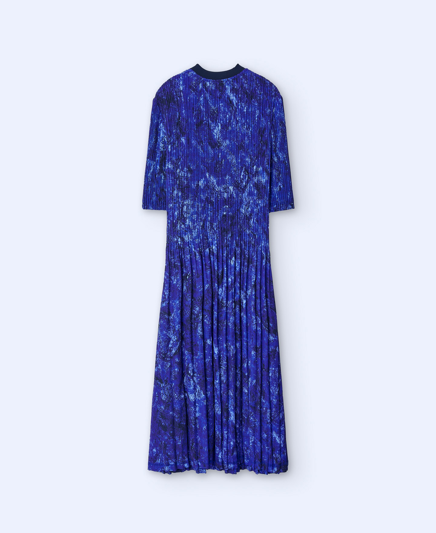 Printed crinkle dress image number 7